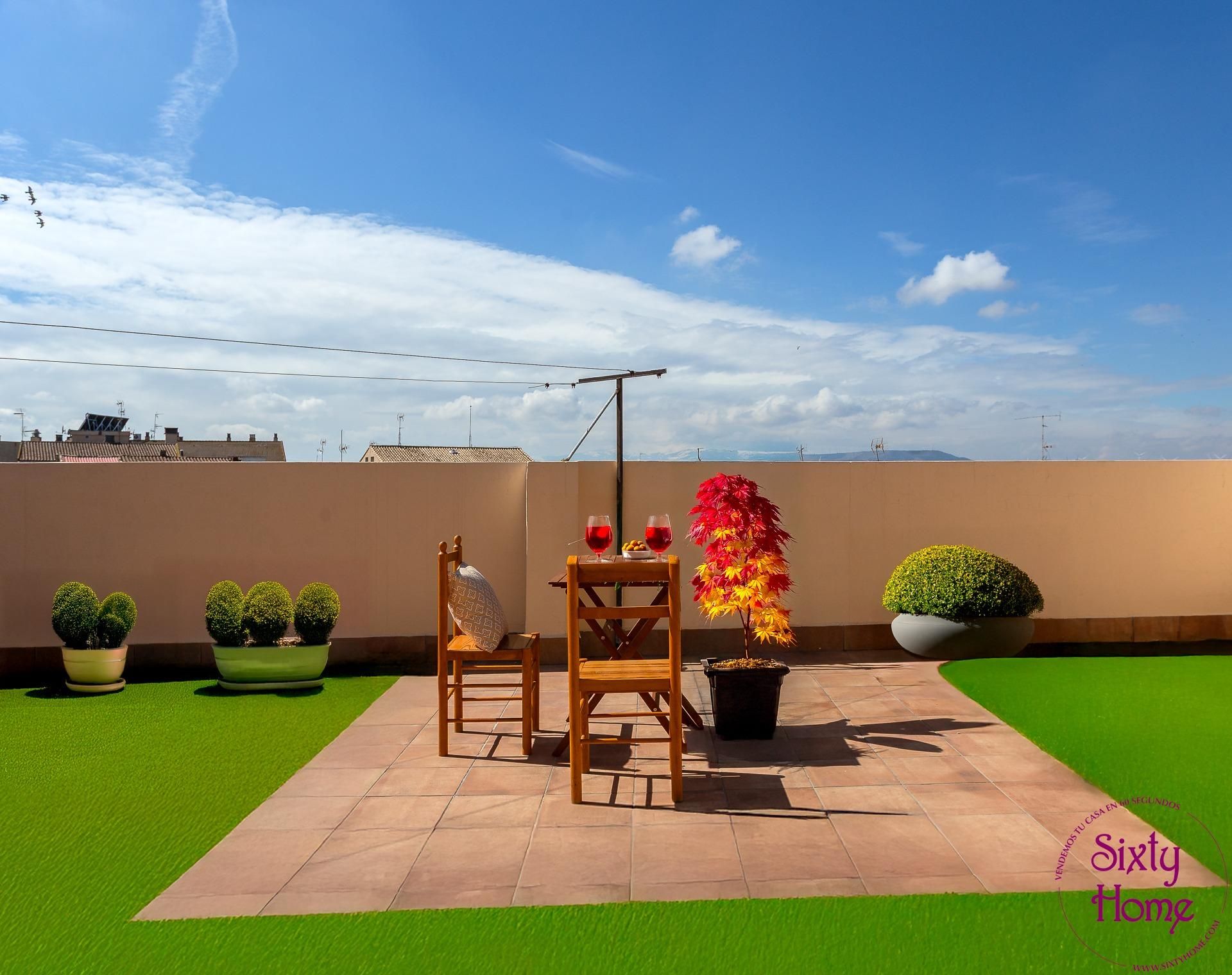 Terrace of Flat for sale in Mallén  with Heating, Terrace and Storage room