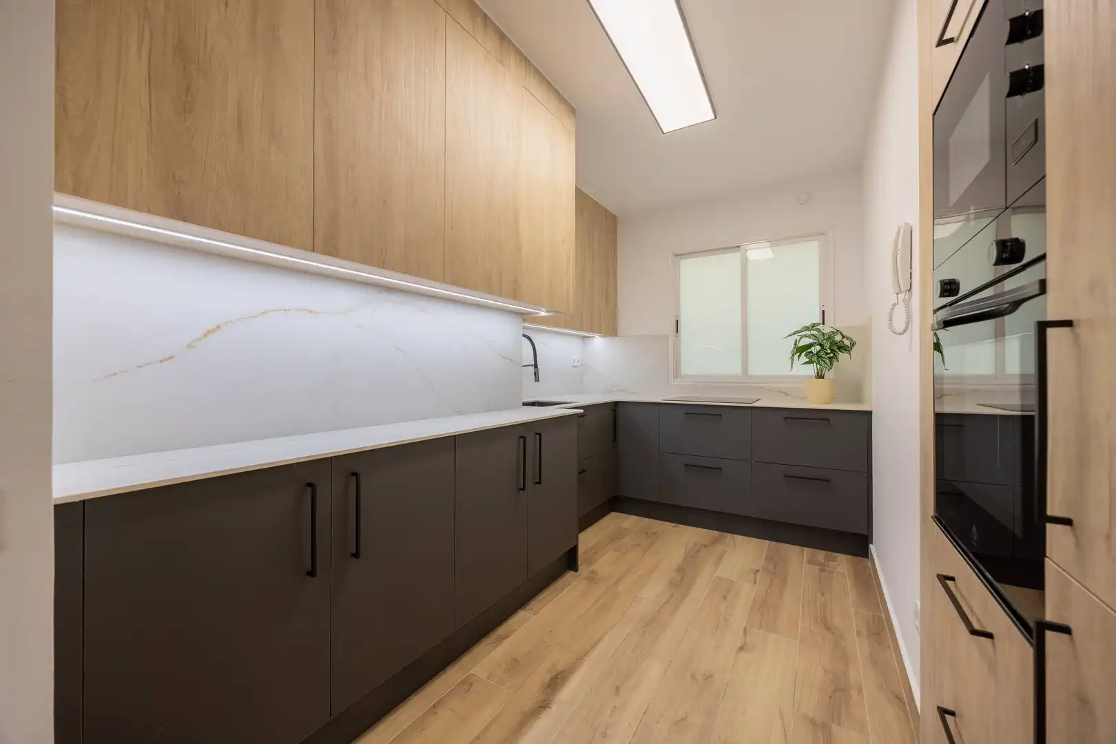 Cocina de Piso de alquiler en Las Palmas de Gran Canaria con Amueblado, Balcón y Alarma