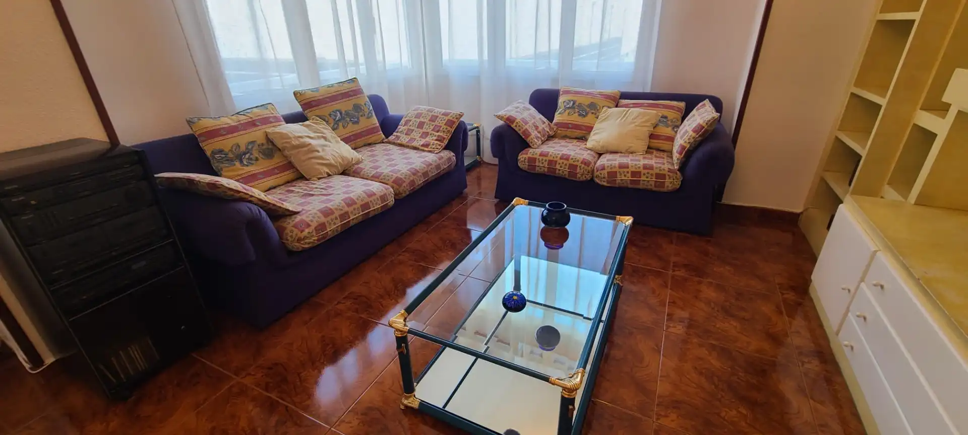 Sala de estar de Piso de alquiler en Gijón  con Calefacción y Amueblado
