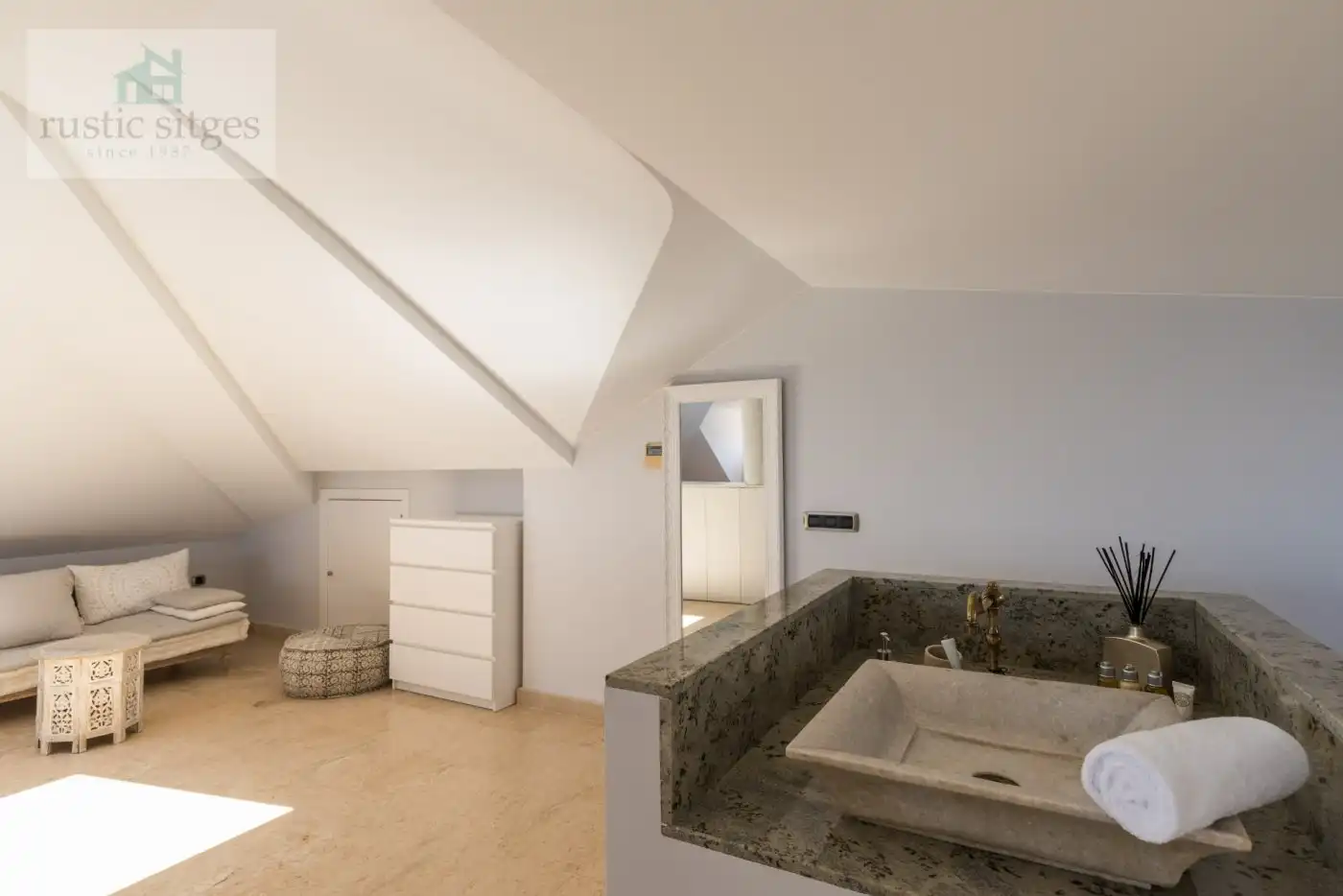 Bany de Casa o xalet en venda en Sitges amb Aire condicionat, Calefacció i Jardí privat