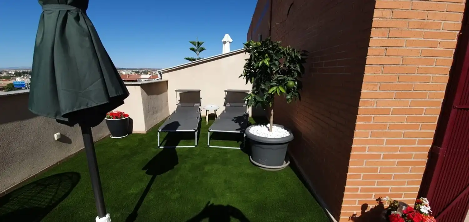 Terrace of Attic for rent in Murcia  with Air Conditioner, Heating and Terrace