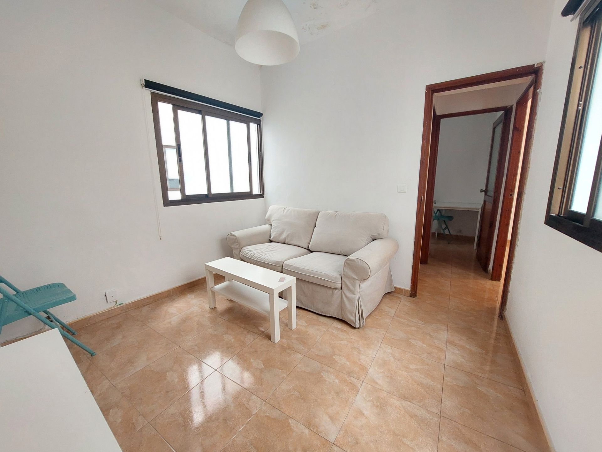 Sala d'estar de Apartament de lloguer en Las Palmas de Gran Canaria amb Moblat i Rentadora