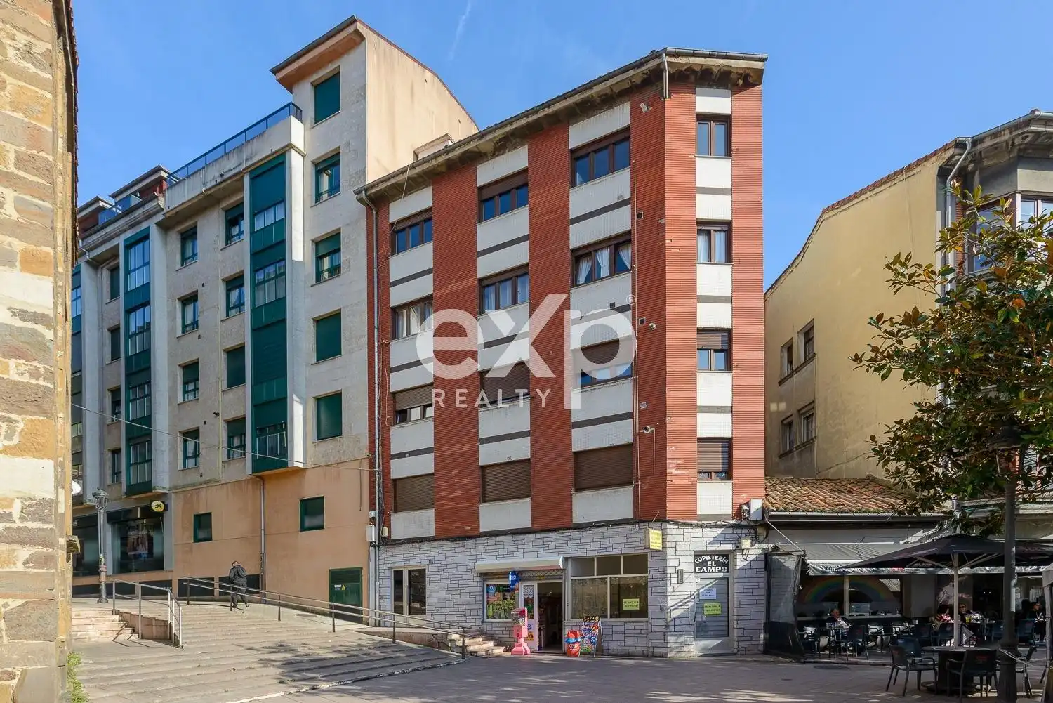 Exterior view of Flat for sale in Aller  with Heating, Terrace and Storage room