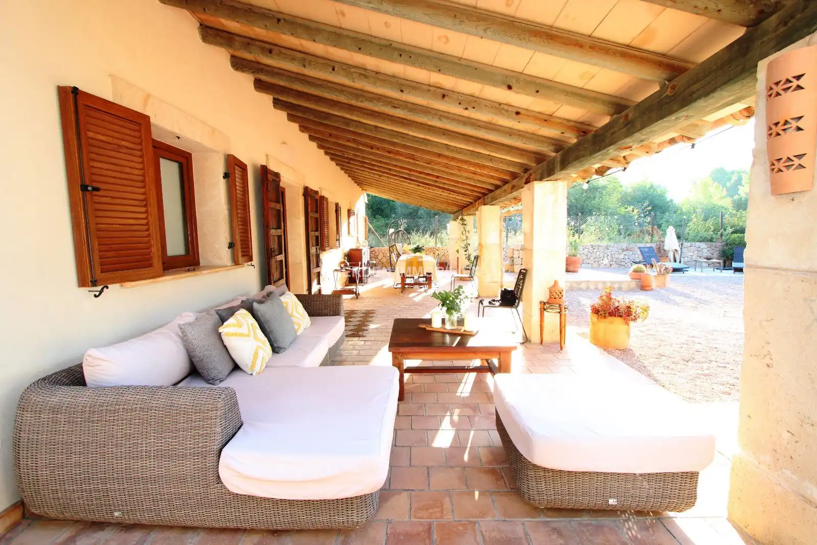 Terraza de Finca rústica en venta en Calvià con Aire acondicionado, Calefacción y Terraza