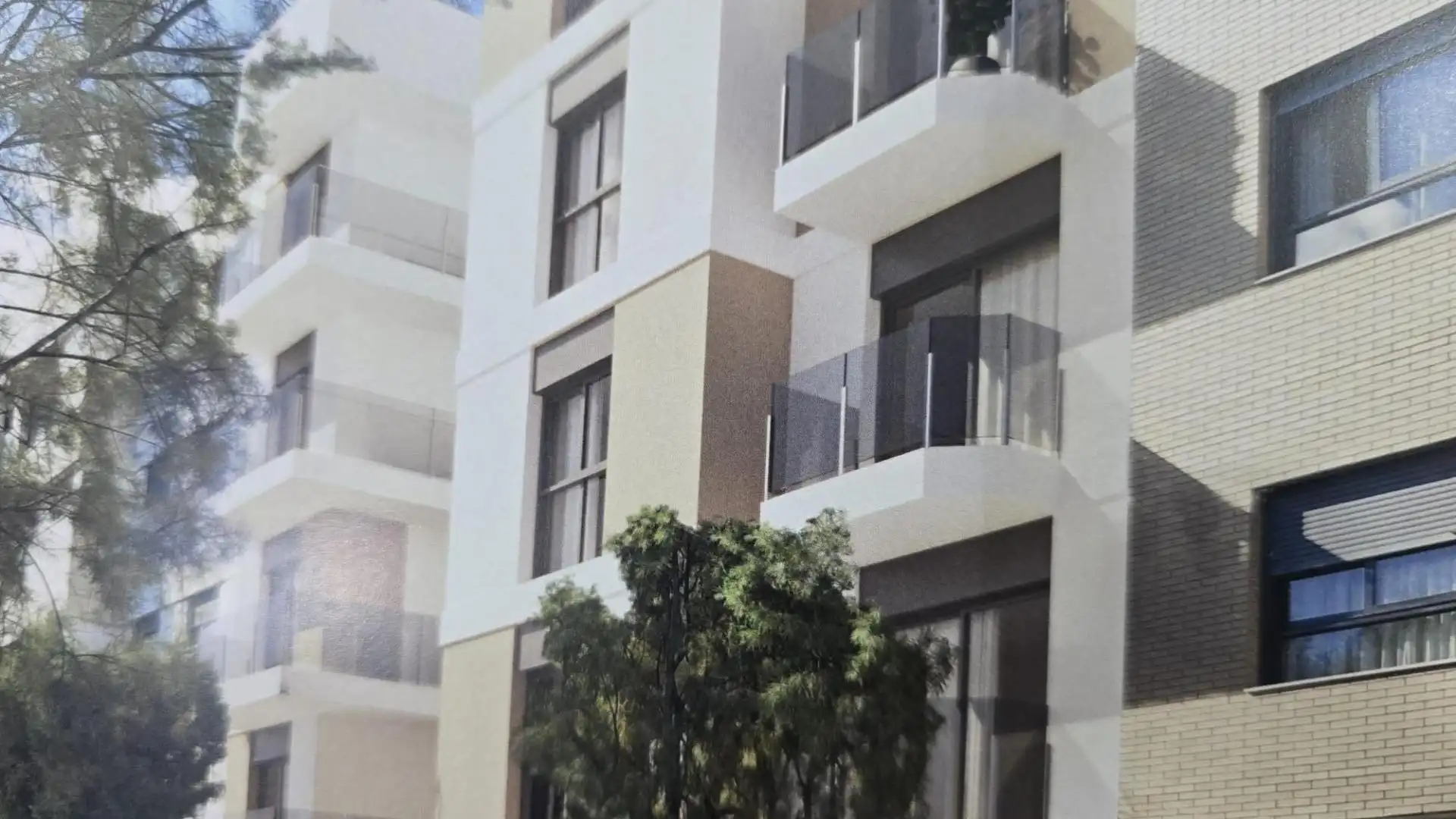 Vista exterior de Pis en venda en Sant Joan d'Alacant amb Parquet, Terrassa i Piscina comunitària