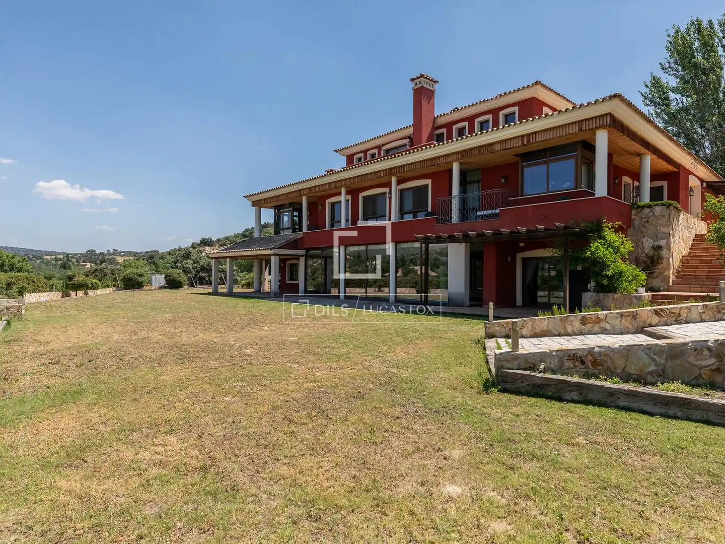 Vista exterior de Casa o chalet en venta en Las Rozas de Madrid con Aire acondicionado, Calefacción y Jardín privado