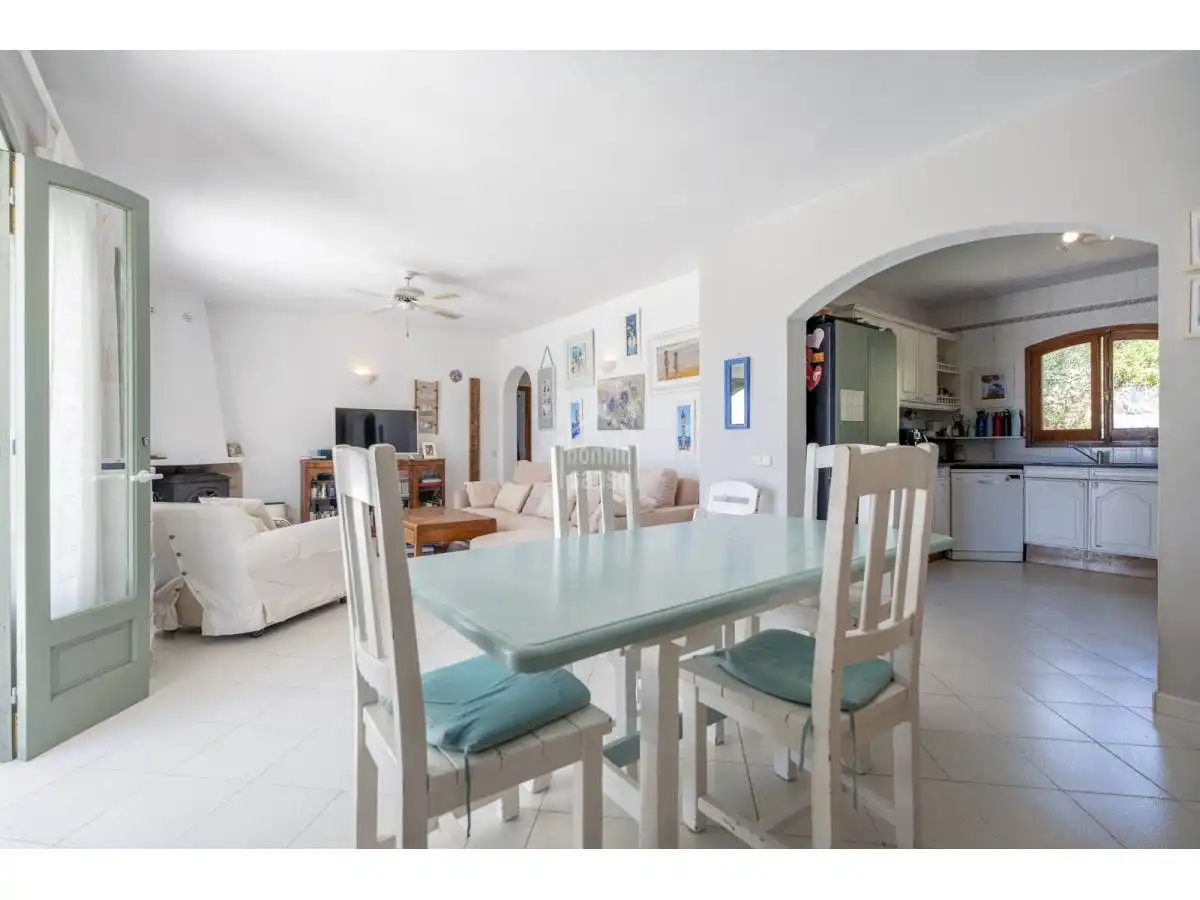 Comedor de Casa o chalet en venta en Sant Lluís con Jardín privado, Terraza y Piscina