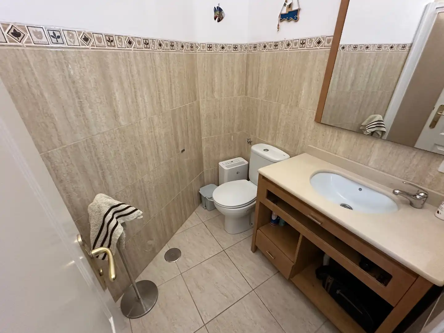Bany de Casa adosada en venda en Puerto de la Cruz amb Parquet, Terrassa i Piscina
