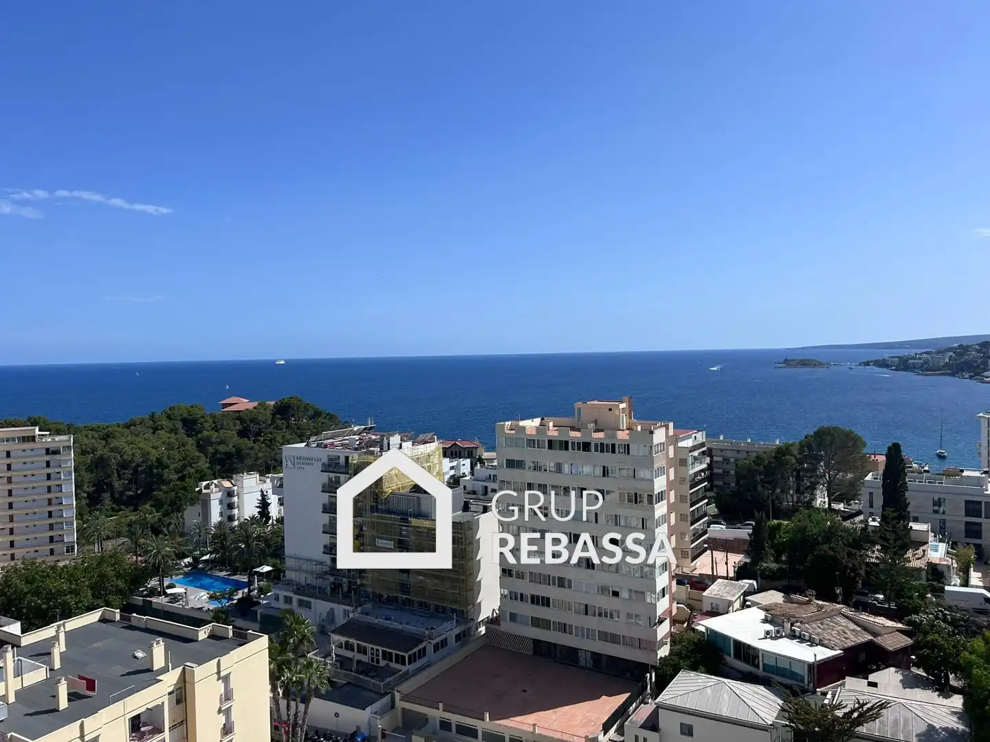 Vista exterior de Estudi de lloguer en  Palma de Mallorca amb Terrassa