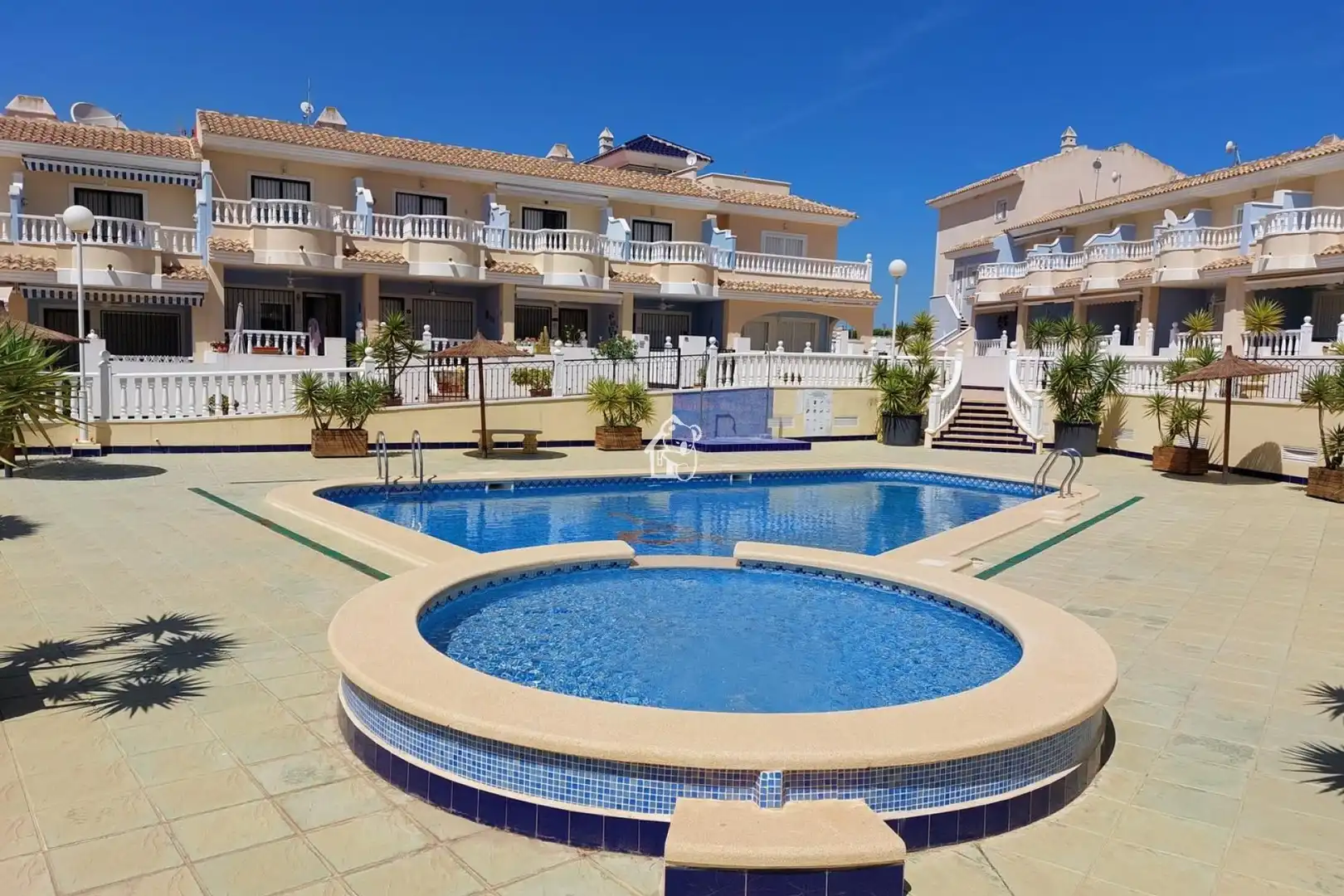 Piscina de Apartamento de alquiler en Rojales con Aire acondicionado, Terraza y Piscina