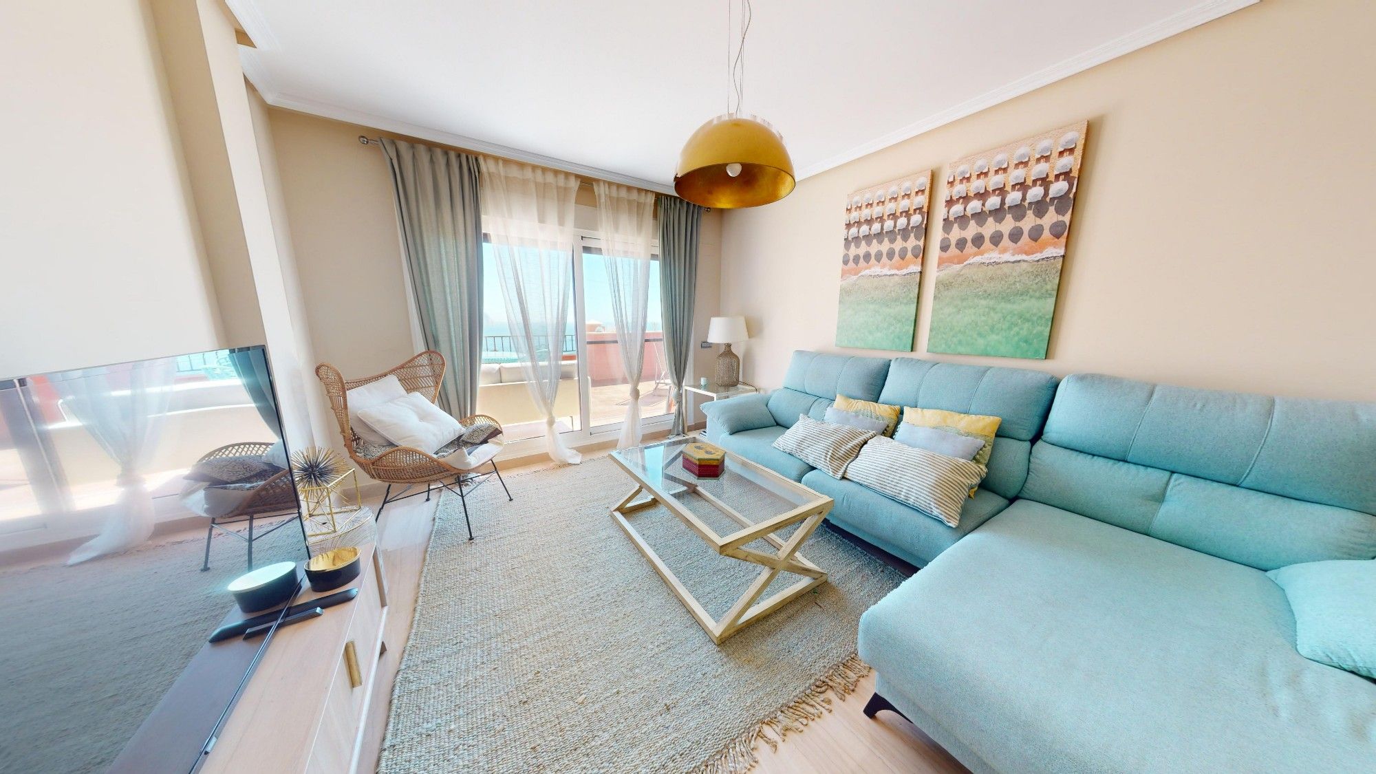 Living room of Apartment for sale in Águilas  with Air Conditioner, Terrace and Storage room