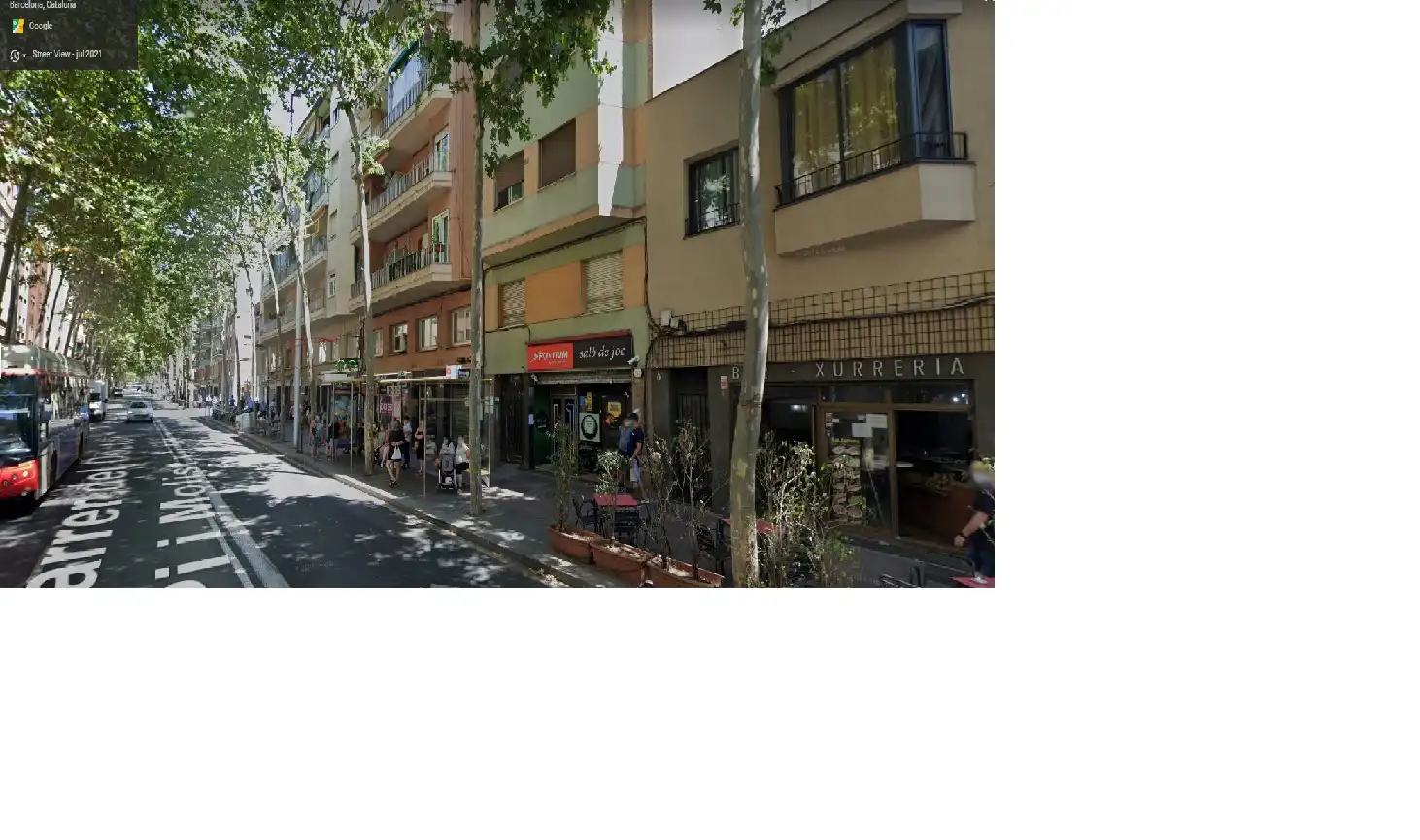 Vista exterior de Oficina de lloguer en Barcelona amb Aire condicionat i Internet
