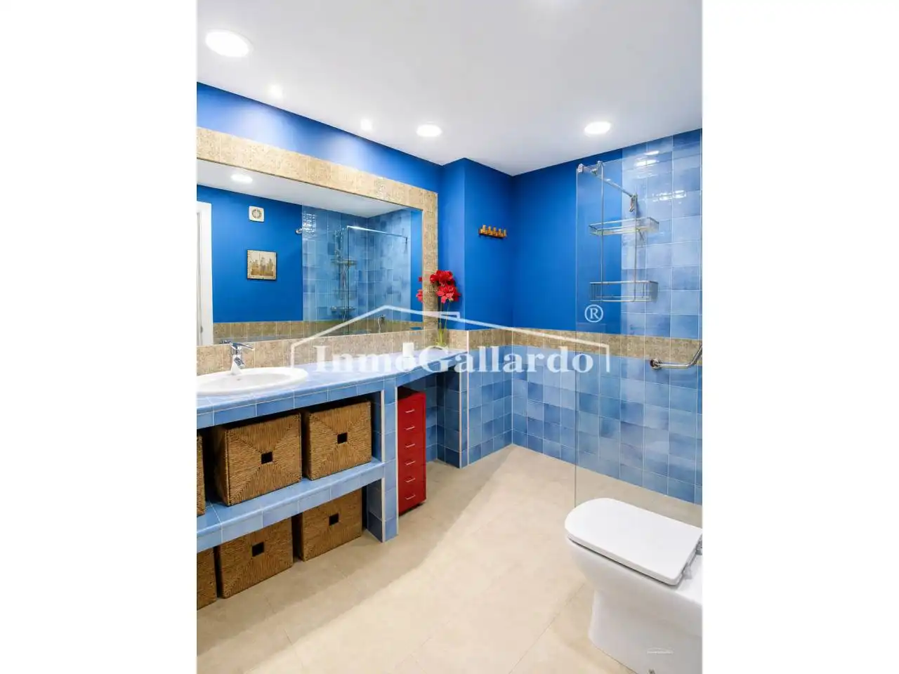 Badezimmer von Wohnung zum Verkauf in Málaga mit Klimaanlage, Heizung und Terrasse