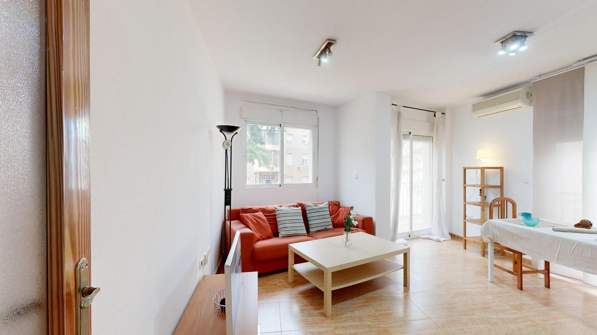 Sala de estar de Piso en venta en Cartagena con Aire acondicionado, Calefacción y Balcón