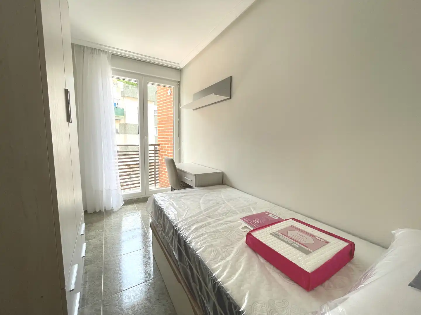 Bedroom of Flat for rent in Salamanca  with Heating, Furnished and Balcony