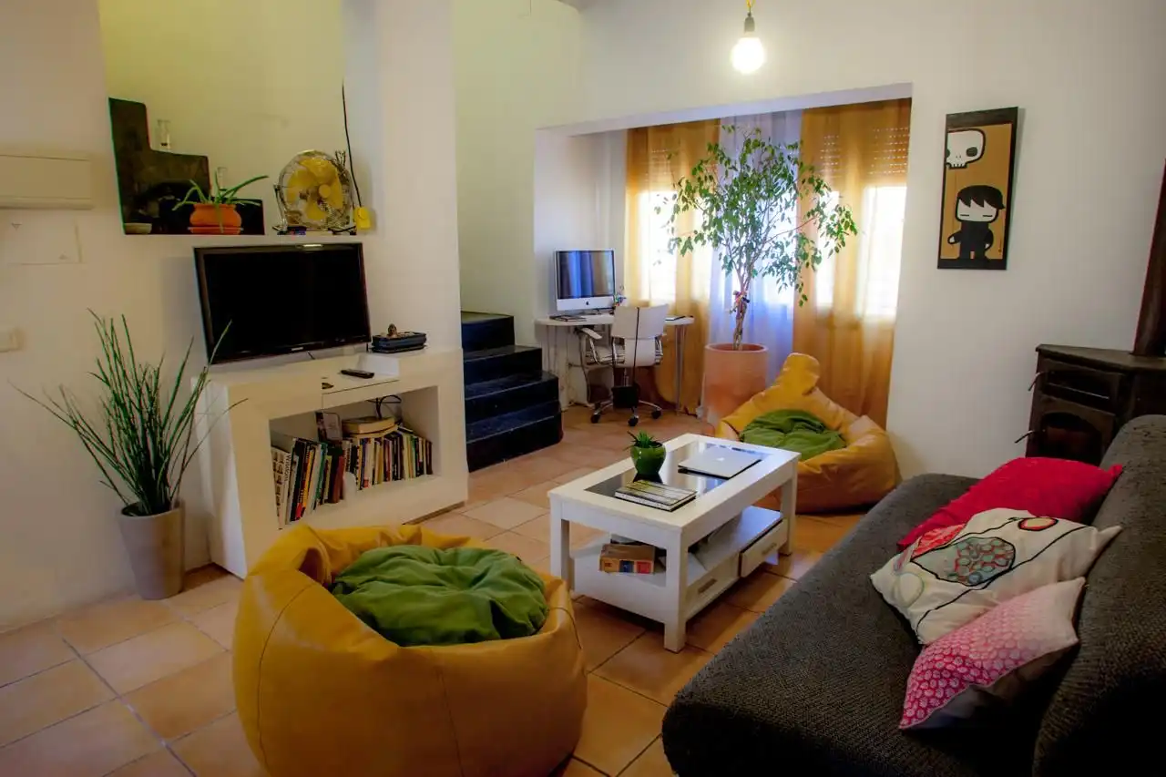 Sala de estar de Piso en venta en Badajoz con Terraza, Trastero y Amueblado