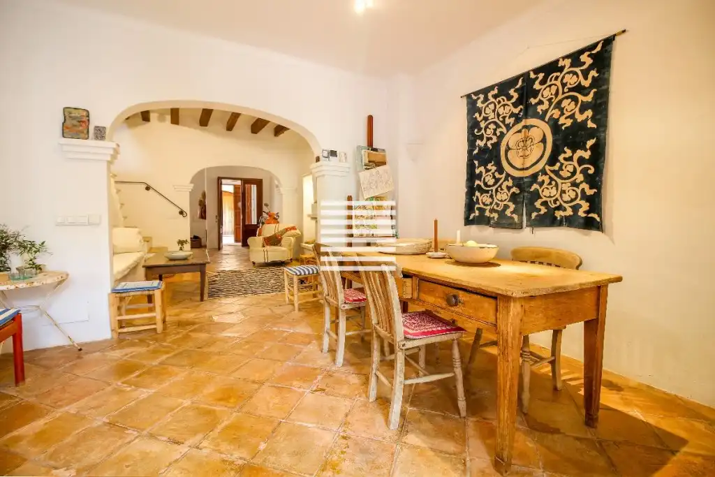 Comedor de Casa adosada en venta en Pollença con Aire acondicionado y Amueblado