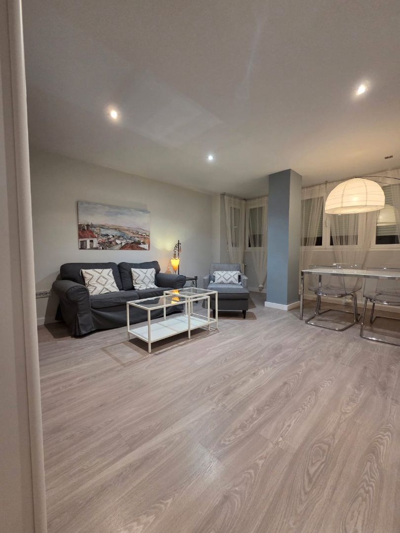 Sala d'estar de Apartament de lloguer en Badajoz Capital amb Aire condicionat, Calefacció i Parquet