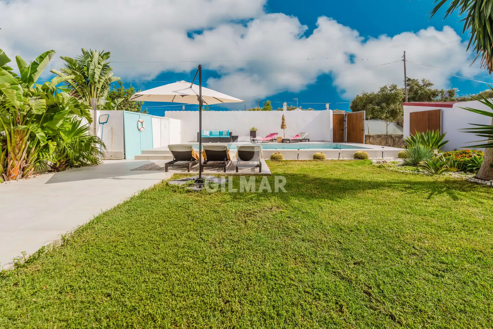 Garden of Houses for sale in Barbate  with Heating, Private garden and Swimming Pool