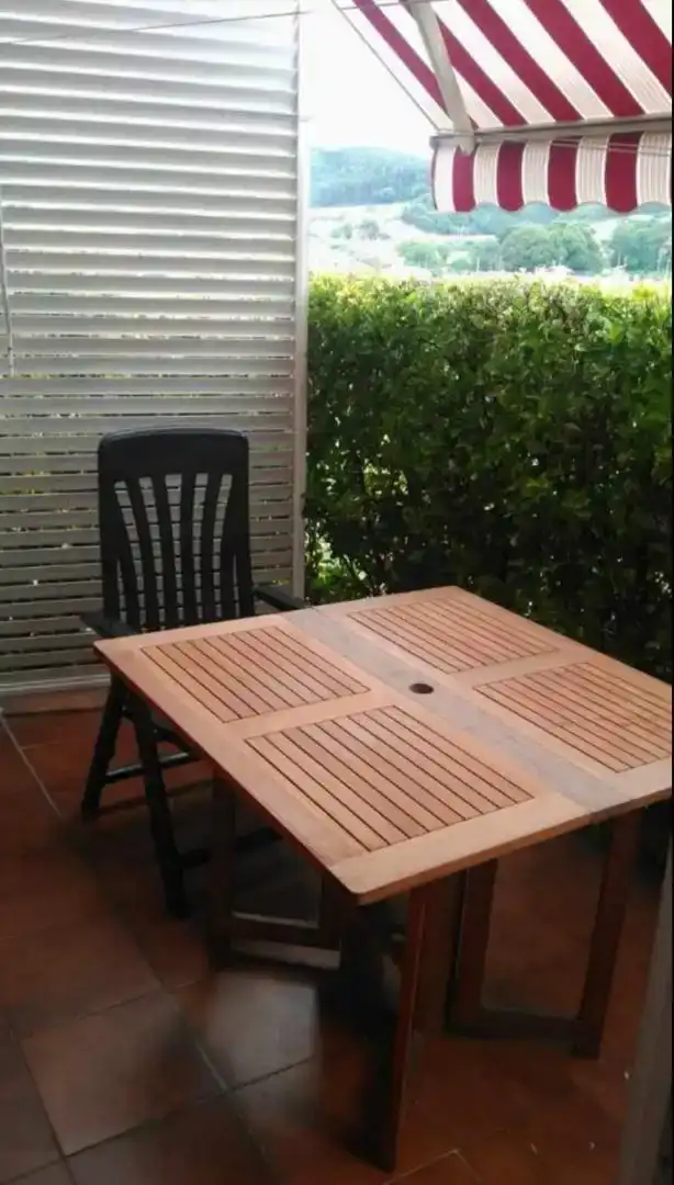 Terrassa de Casa adosada de lloguer en Miengo amb Jardí privat, Moblat i Forn