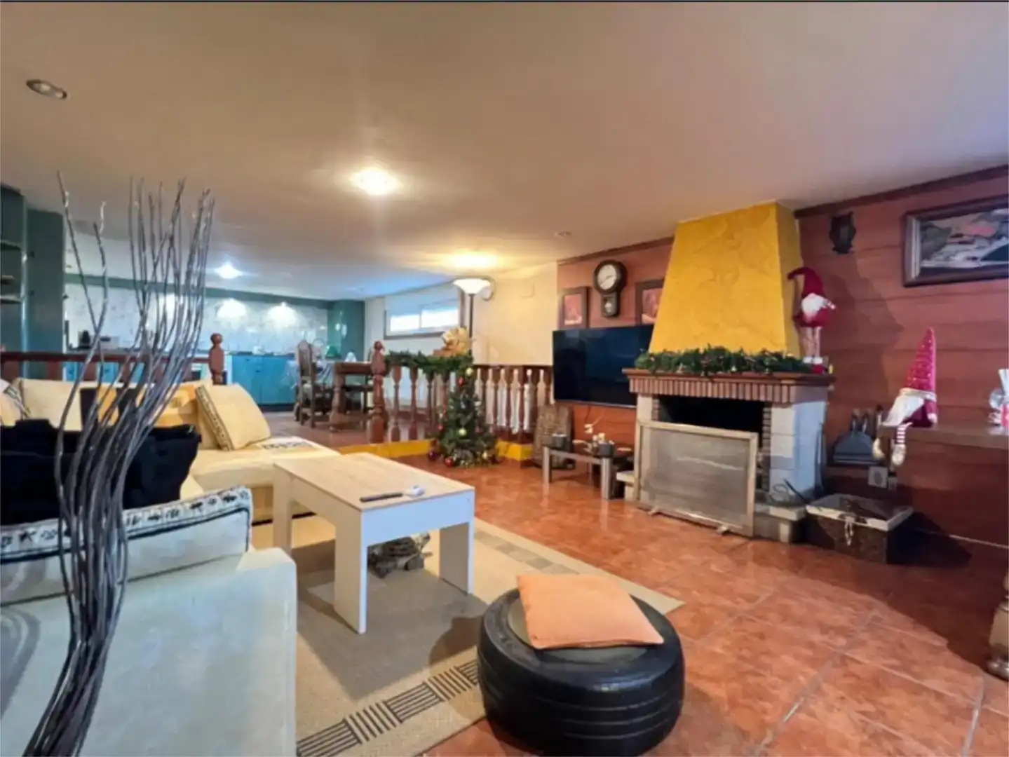 Sala d'estar de Pis en venda en O Pereiro de Aguiar  amb Jardí privat, Parquet i Piscina