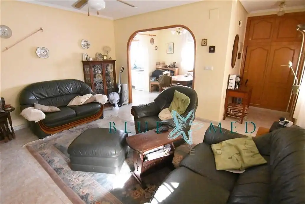 Sala de estar de Casa o chalet en venta en Mazarrón con Aire acondicionado, Jardín privado y Terraza