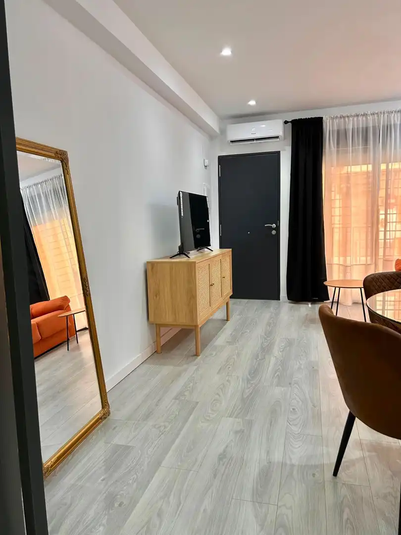 Living room of Study for rent in Murcia  with Air Conditioner, Terrace and Furnished