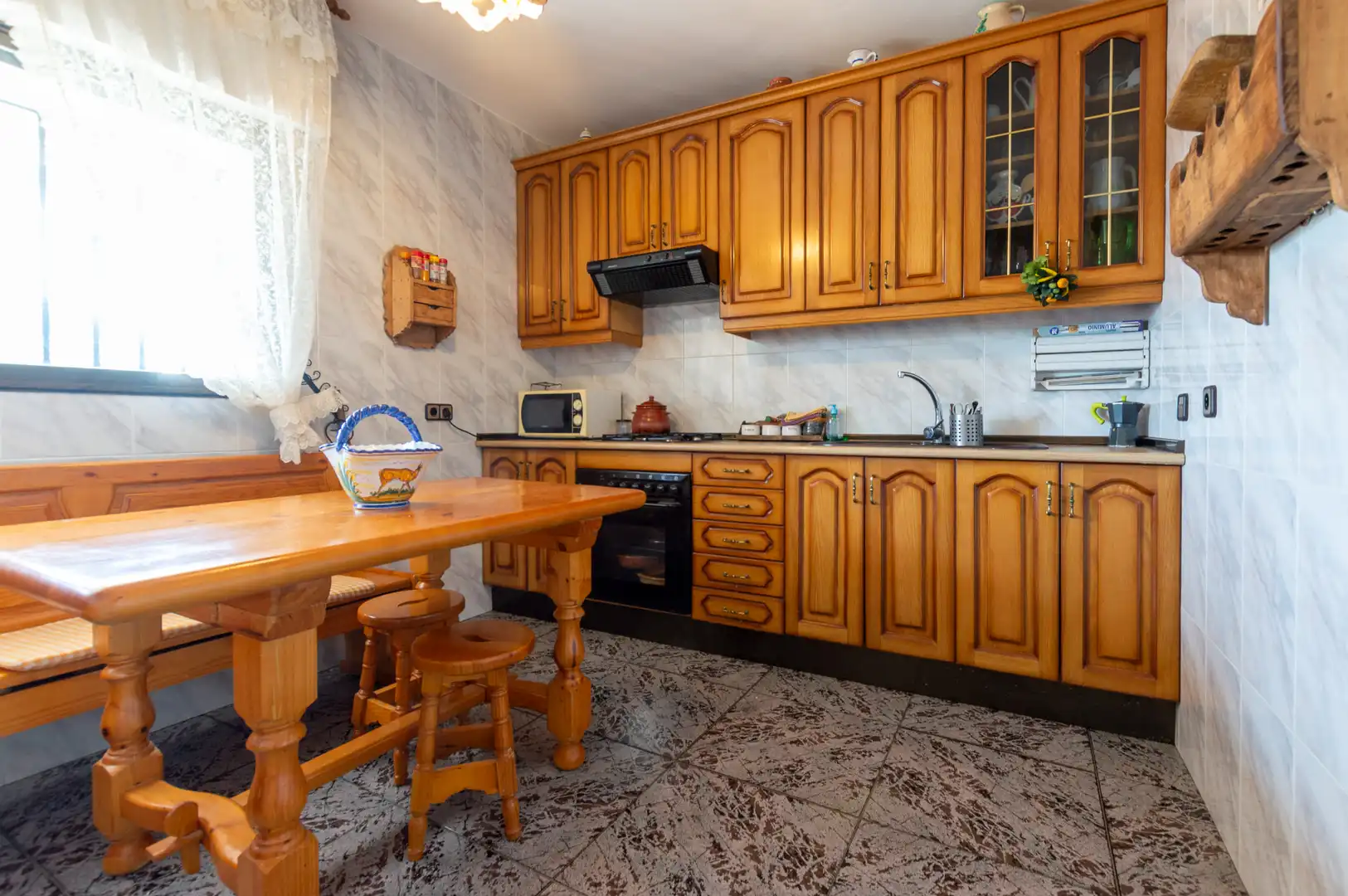 Cocina de Casa o chalet en venta en Hontoba con Calefacción, Jardín privado y Terraza