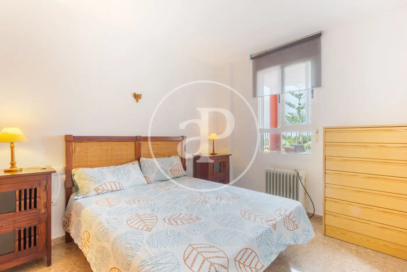 Bedroom of Flat for rent in Canet d'En Berenguer  with Air Conditioner, Heating and Private garden