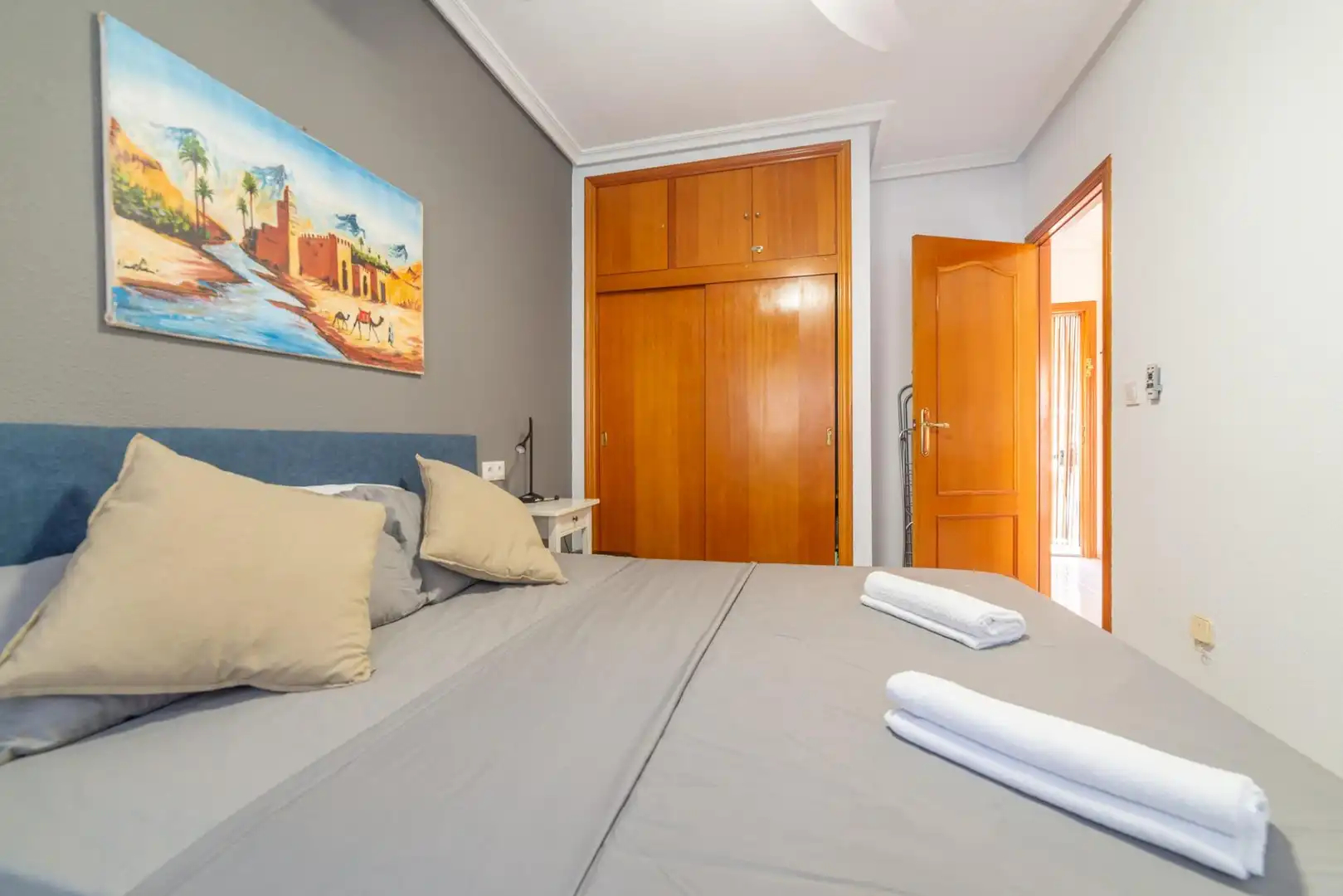 Dormitori de Apartament en venda en San Javier amb Aire condicionat, Jardí privat i Terrassa