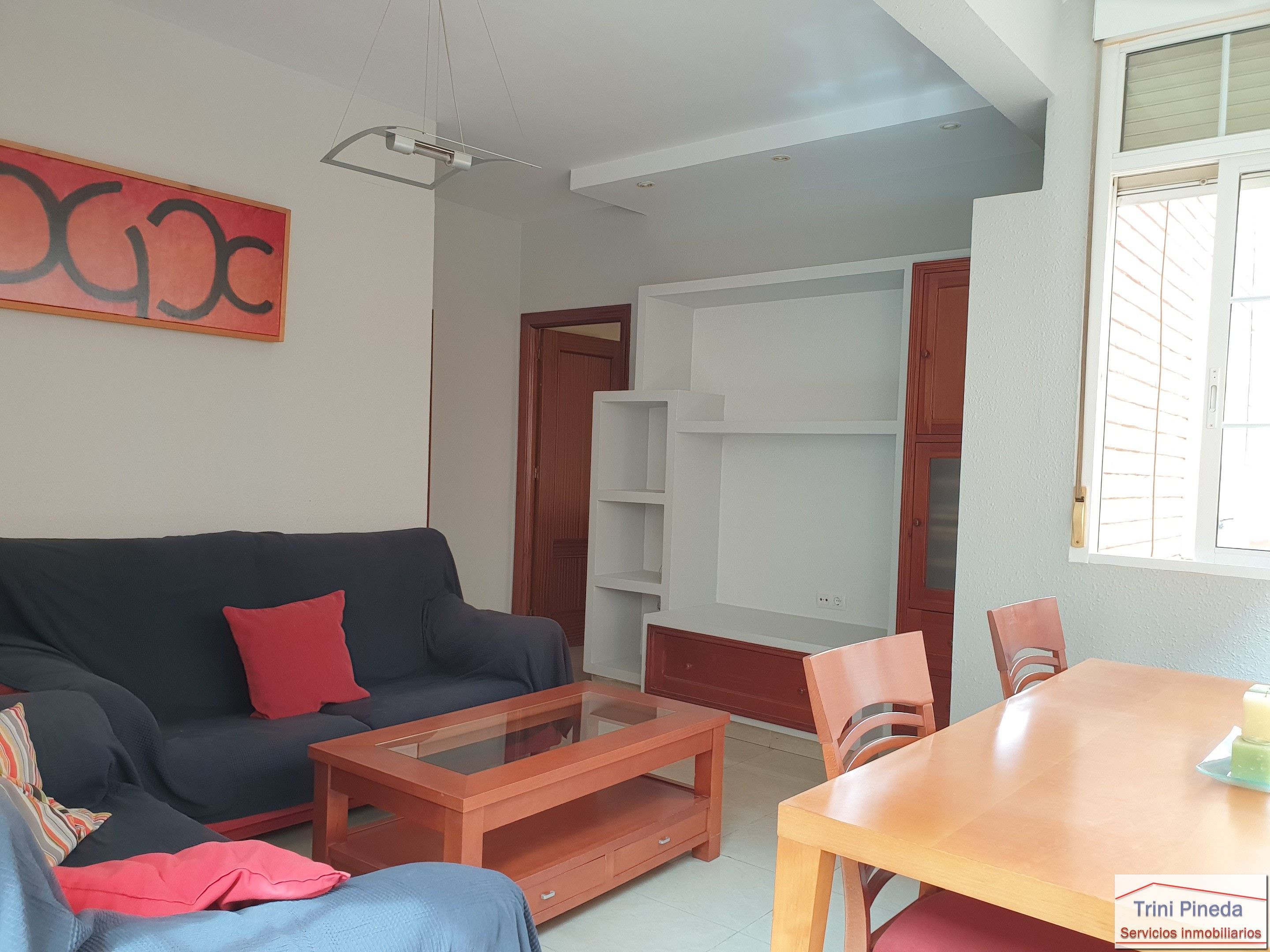 Living room of Flat to rent in  Sevilla Capital  with Air Conditioner, Heating and Furnished
