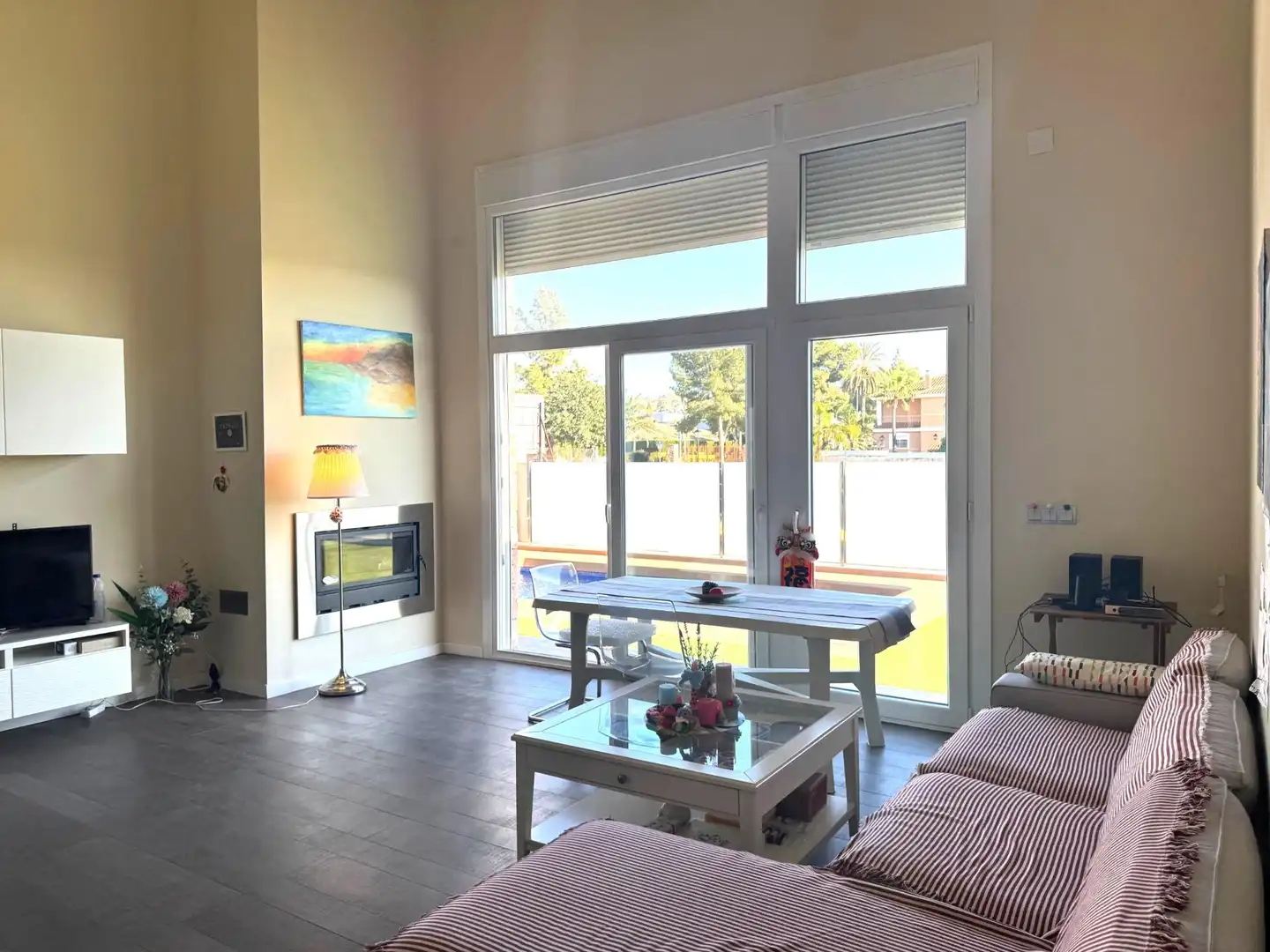 Living room of Houses for sale in Molina de Segura  with Air Conditioner, Private garden and Terrace