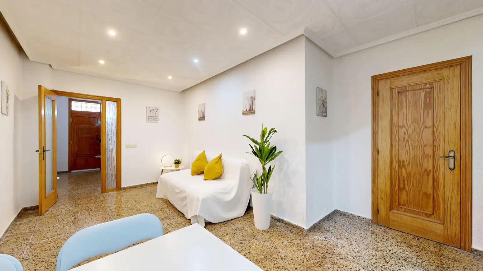 Sala de estar de Piso en venta en Riba-roja de Túria con Terraza