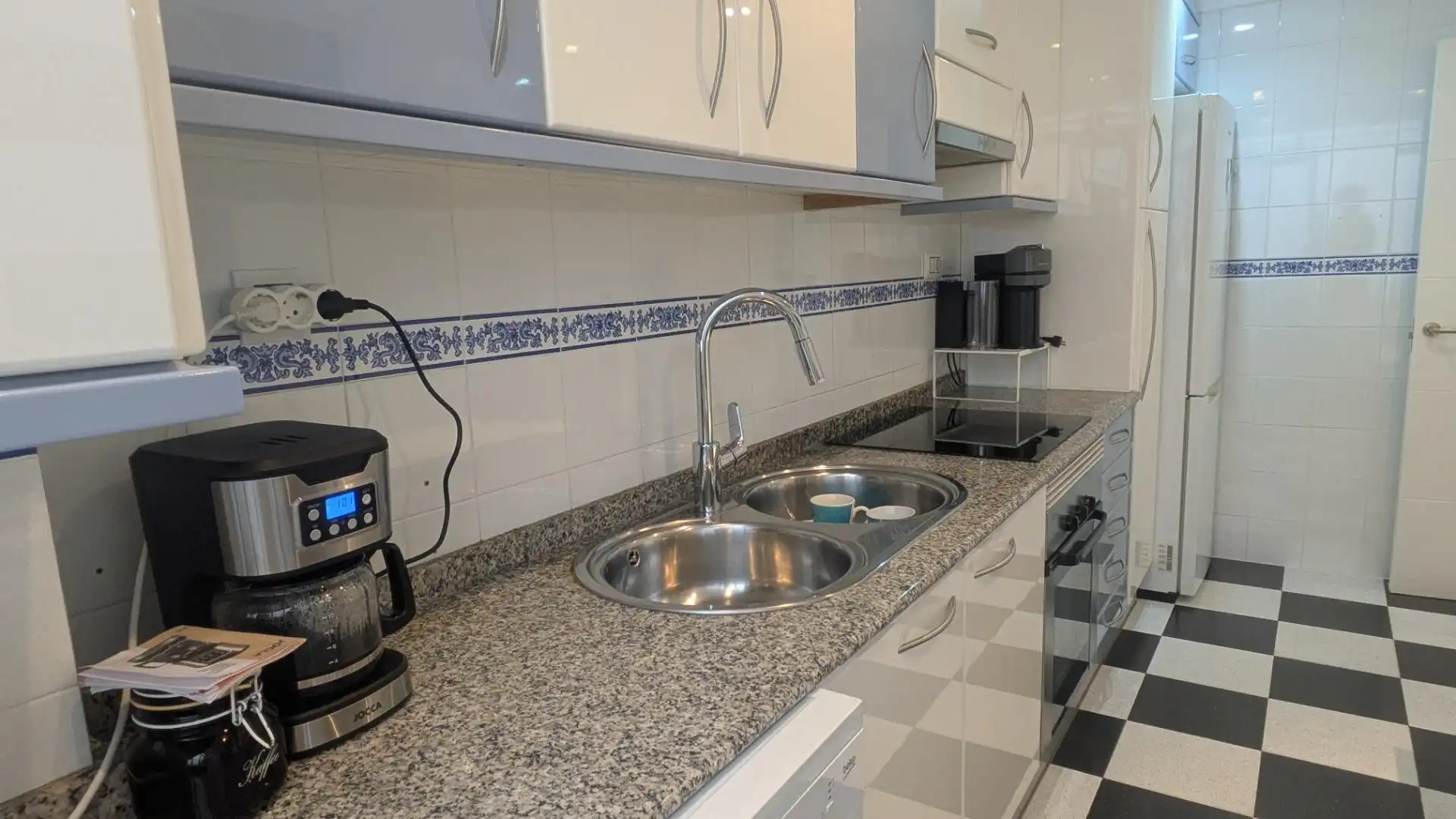 Kitchen of Flat for rent in Valencia  with Air Conditioner
