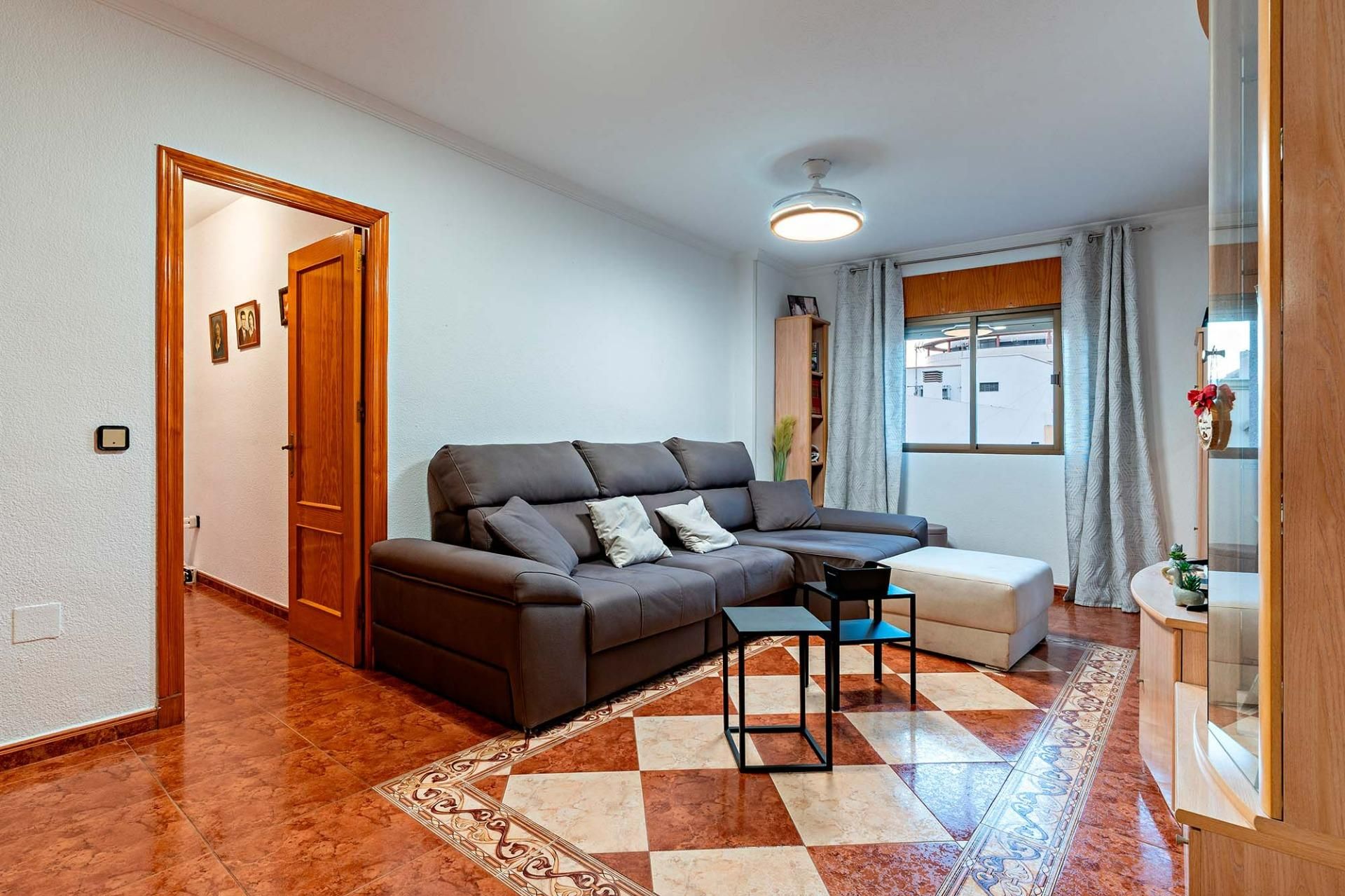 Living room of Flat for sale in El Ejido  with Air Conditioner, Terrace and Furnished