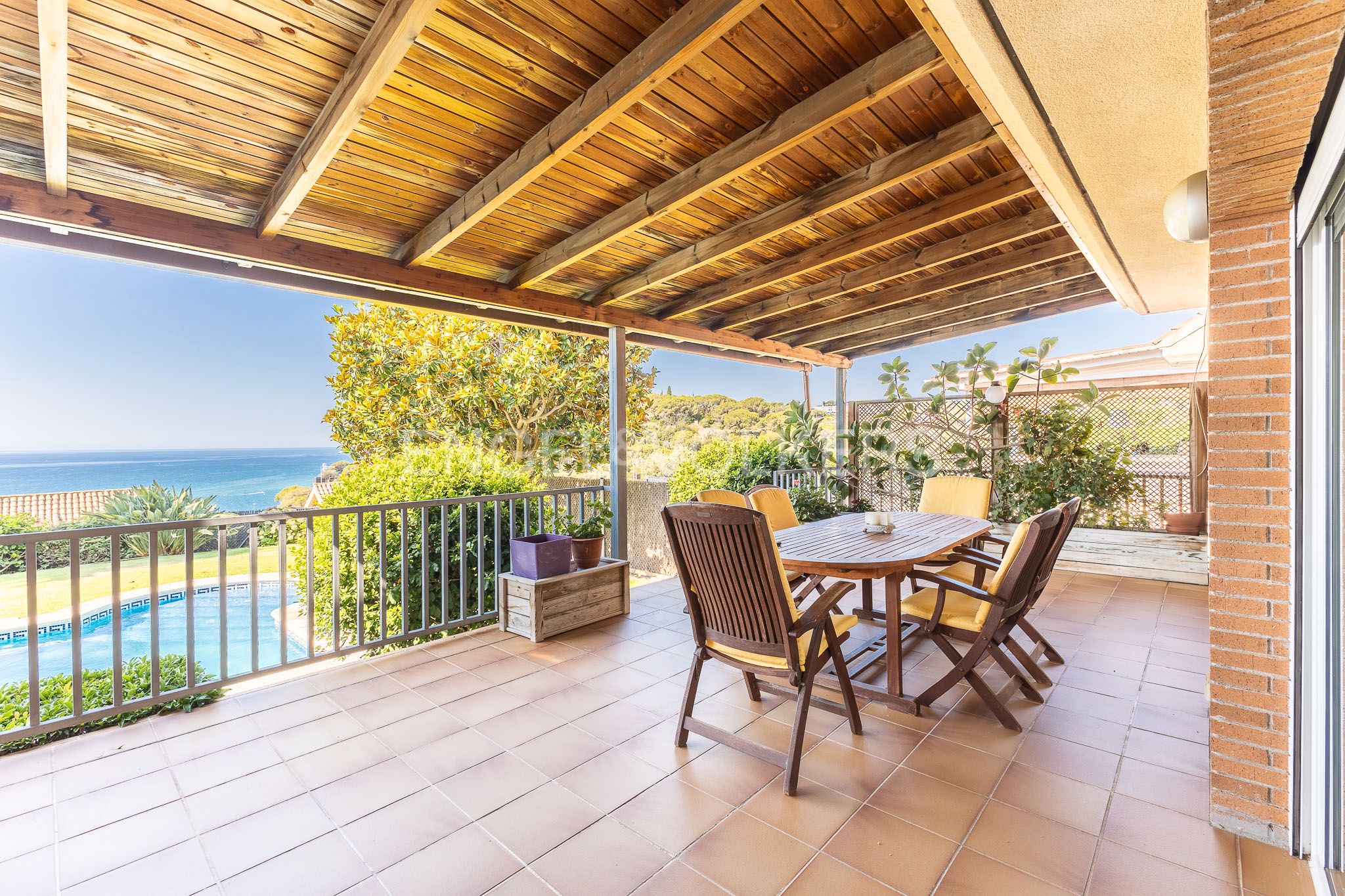 Terrassa de Casa o xalet en venda en Arenys de Mar amb Calefacció, Jardí privat i Terrassa