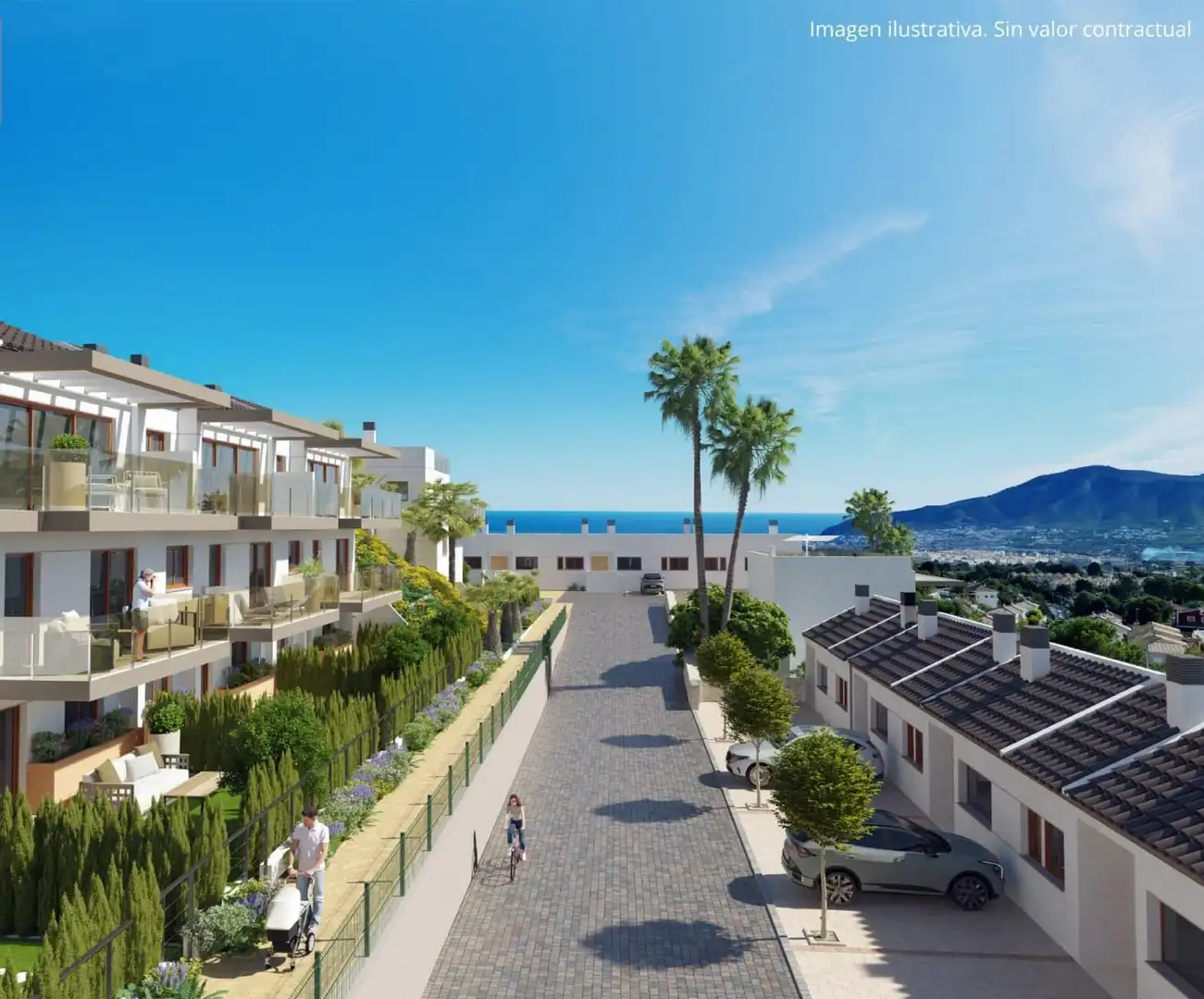 Vista exterior de Casa o chalet en venta en Polop con Aire acondicionado, Calefacción y Jardín privado