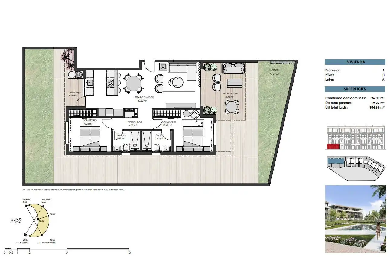 Apartment with terrace for sale in Mar Menor Golf, imagen 20