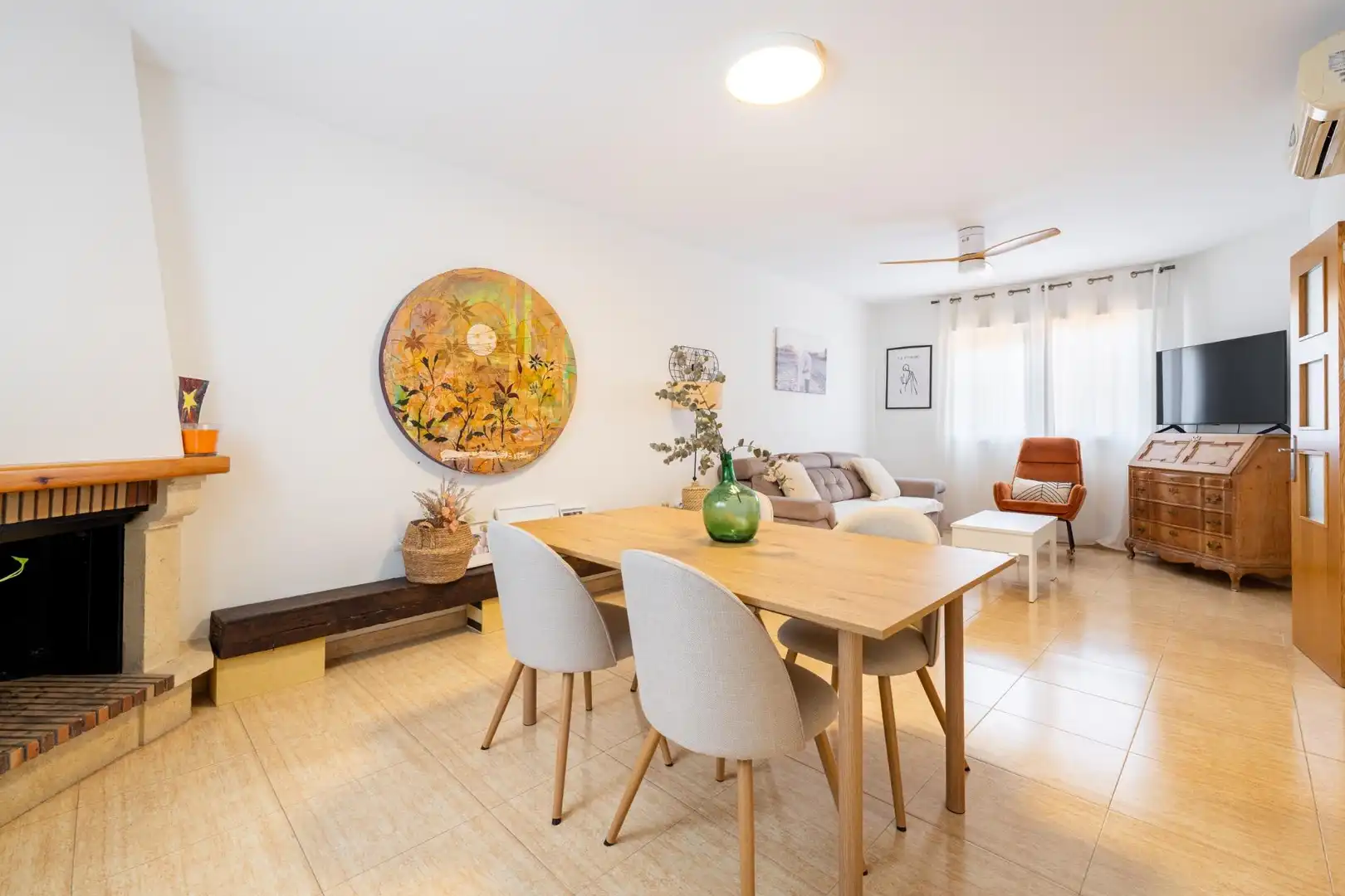 Dining room of Detached homes for sale in Huércal de Almería  with Air Conditioner and Terrace