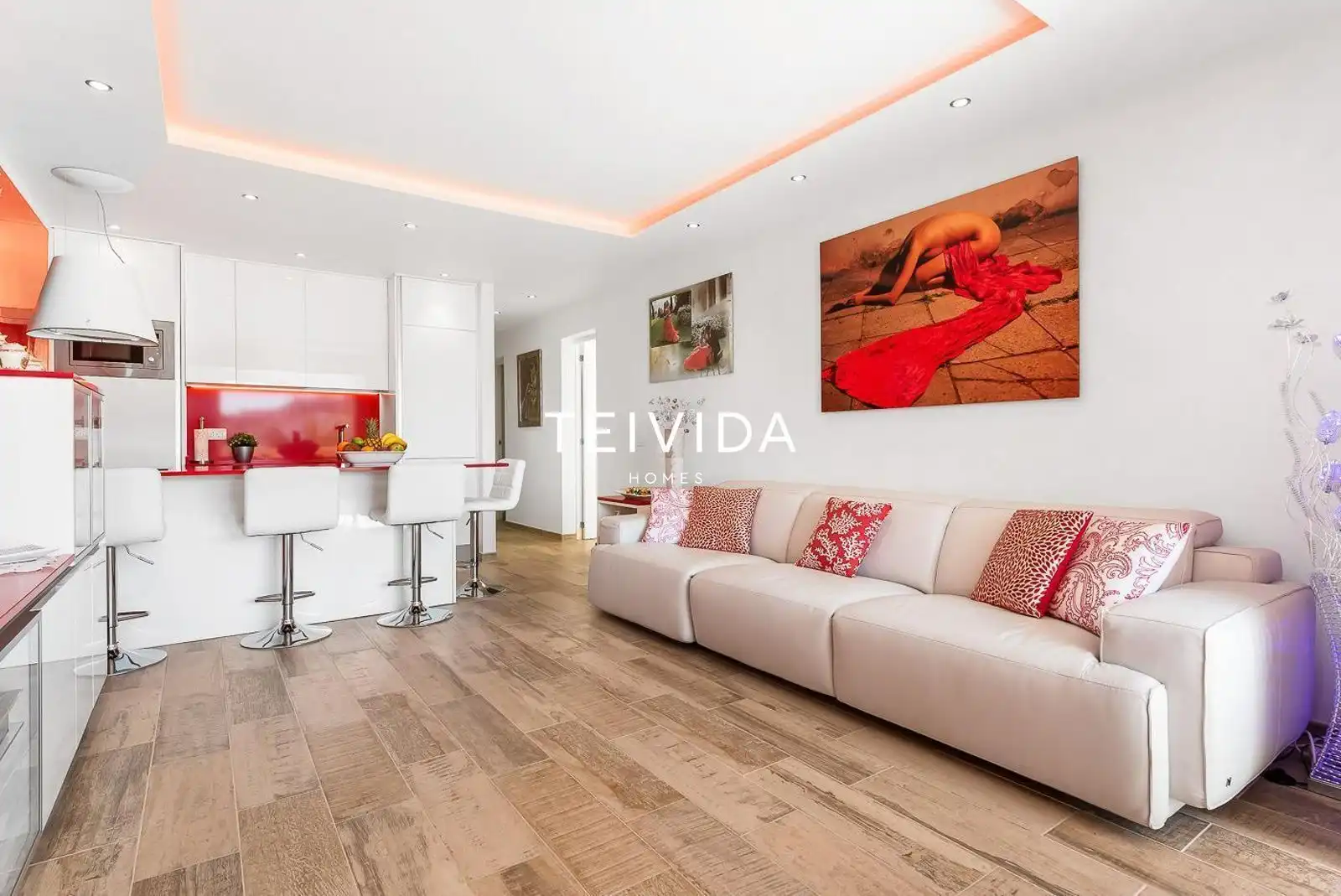 Living room of Attic for sale in Adeje  with Swimming Pool, Furnished and Community pool