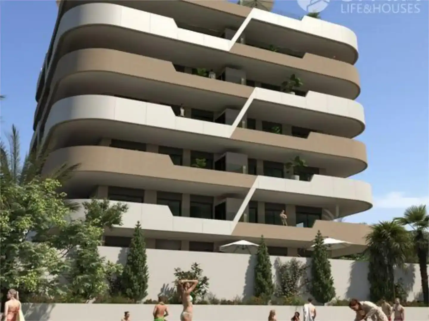 Vista exterior de Apartamento en venta en Elche / Elx con Piscina y Balcón