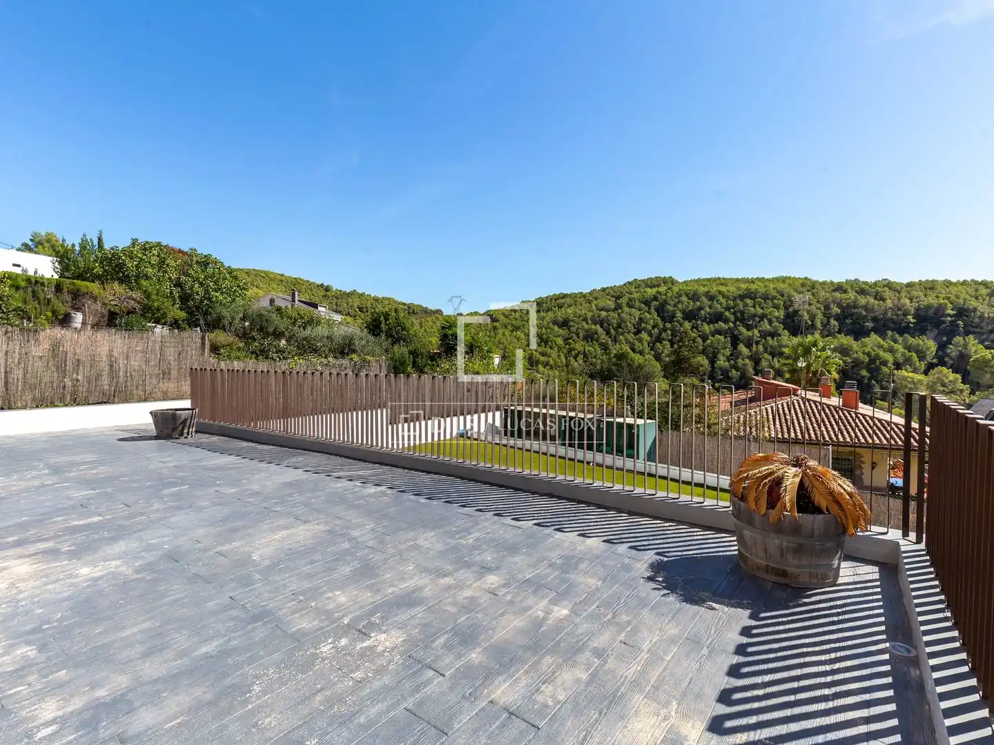 Terrassa de Casa o xalet en venda en Vallirana, Barcelona