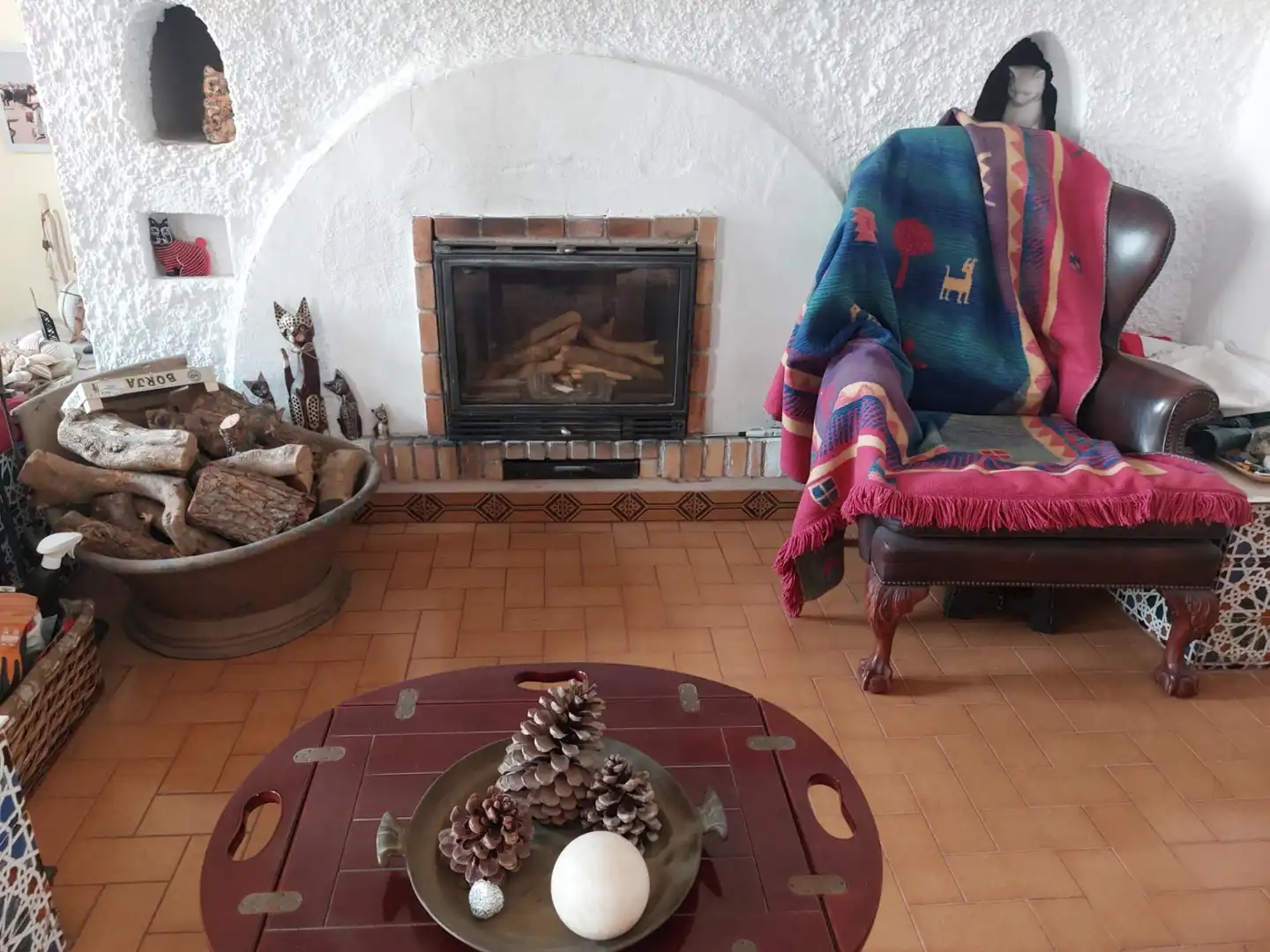 Sala de estar de Casa o chalet en venta en Enix con Aire acondicionado, Calefacción y Jardín privado