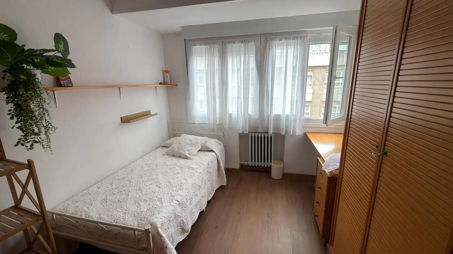 Bedroom of Flat for rent in Gijón   with Heating and Terrace