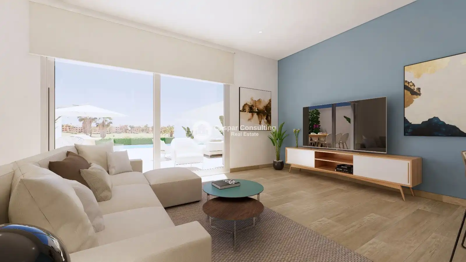 Sala de estar de Dúplex en venta en Los Alcázares con Aire acondicionado, Calefacción y Terraza