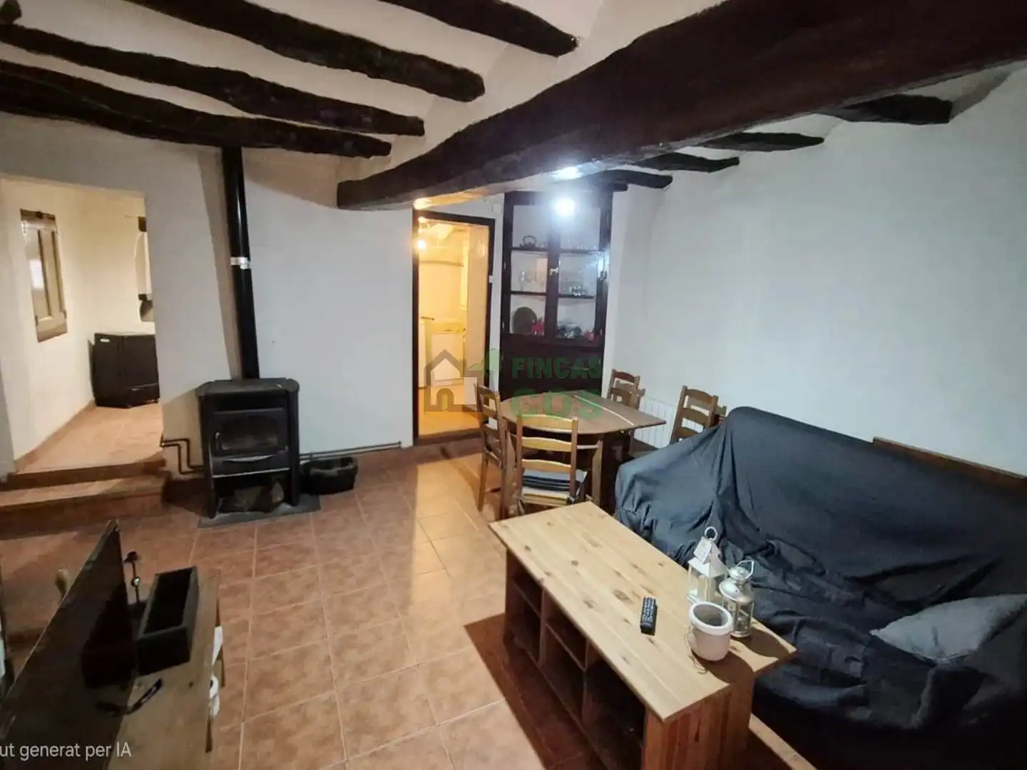 Sala d'estar de Casa o xalet en venda en Gavet de la Conca amb Calefacció, Terrassa i Balcó