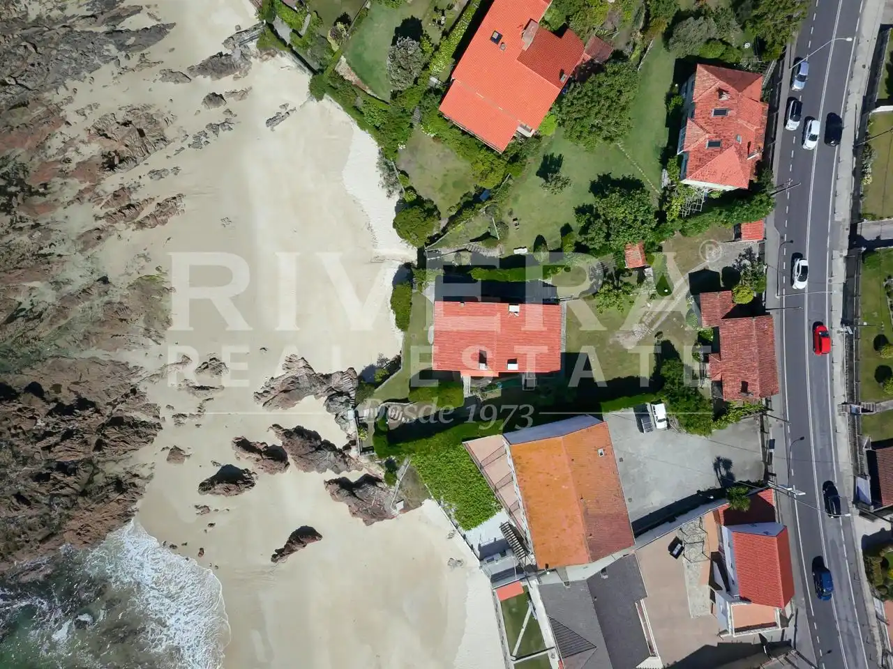 Vista exterior de Piso en venta en Sanxenxo con Calefacción y Terraza