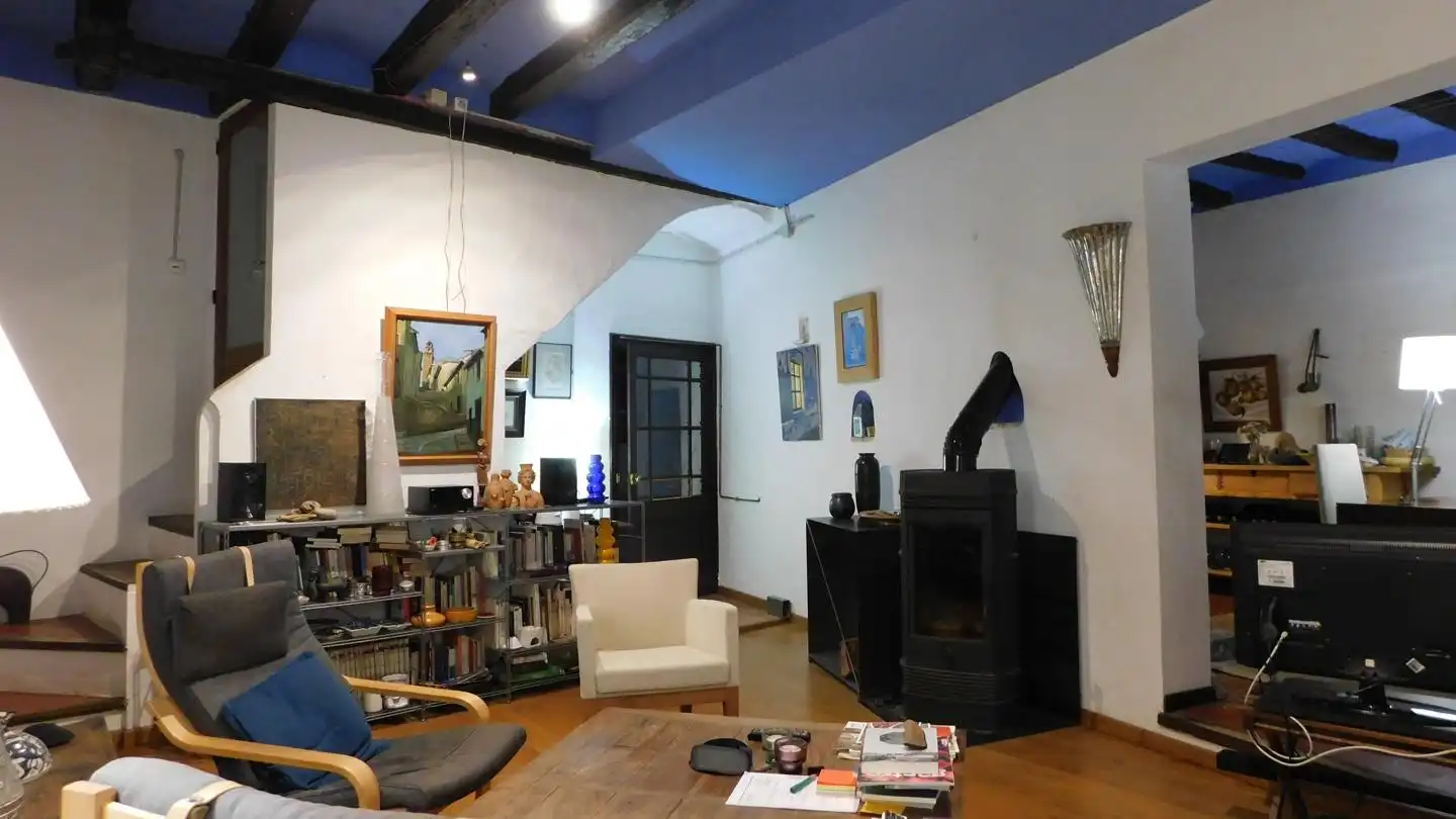 Sala de estar de Casa o chalet en venta en Foradada con Aire acondicionado, Calefacción y Jardín privado