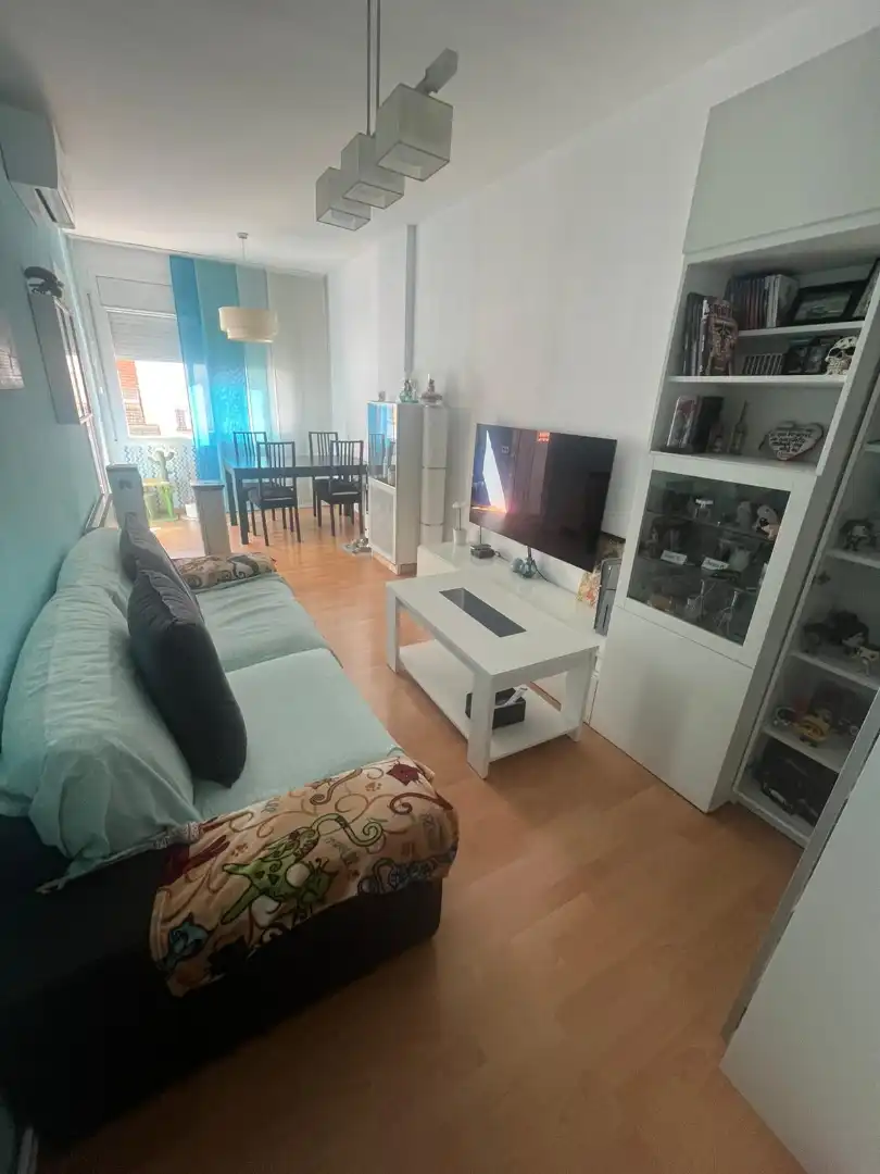 Wohnzimmer von Wohnung zum Verkauf in L'Hospitalet de Llobregat mit Klimaanlage, Heizung und Parkett