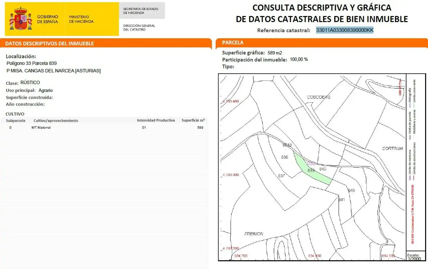 Residencial en venda en Cangas del Narcea